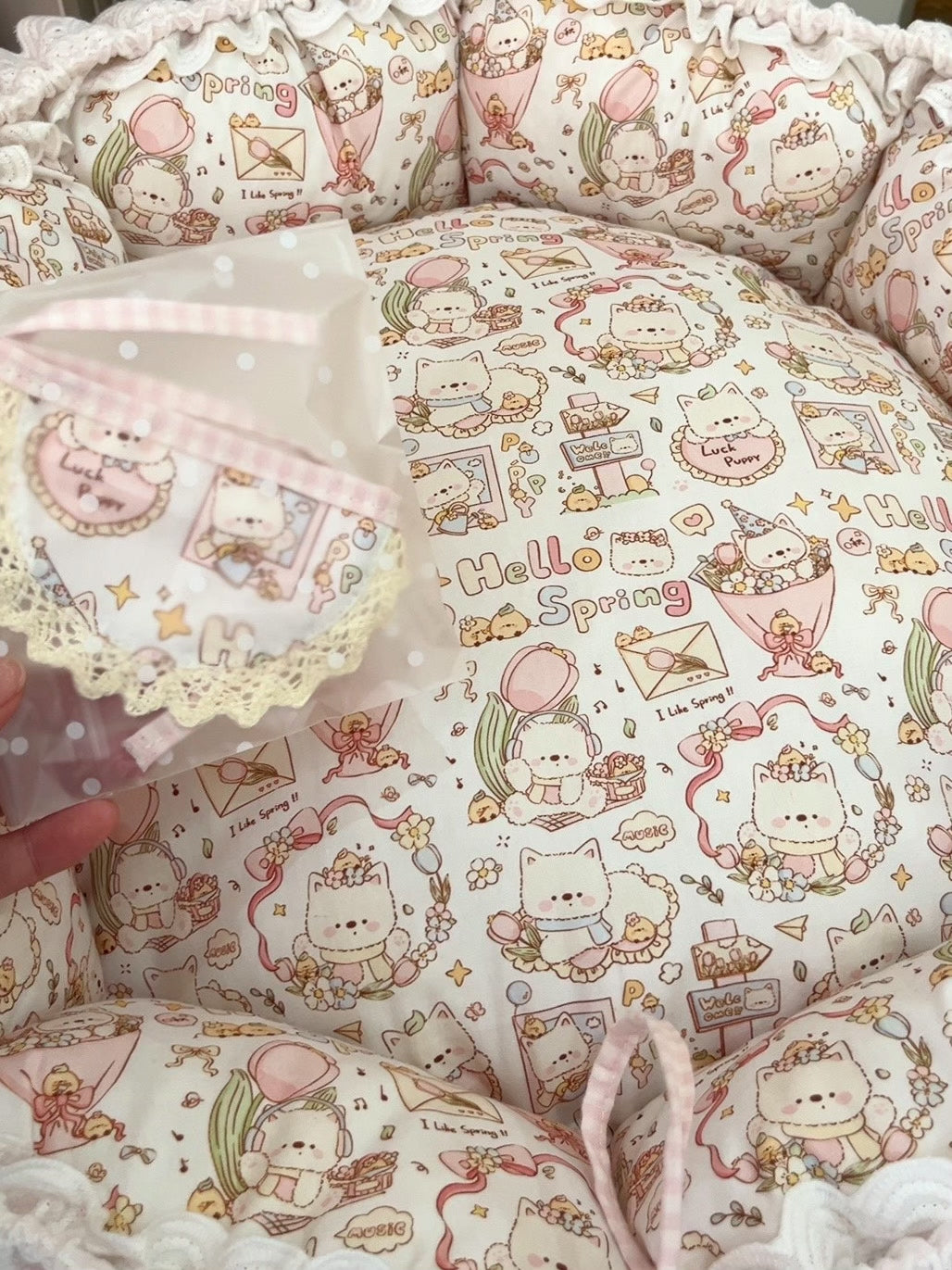 Handmade Cat Bed Pure Cotton