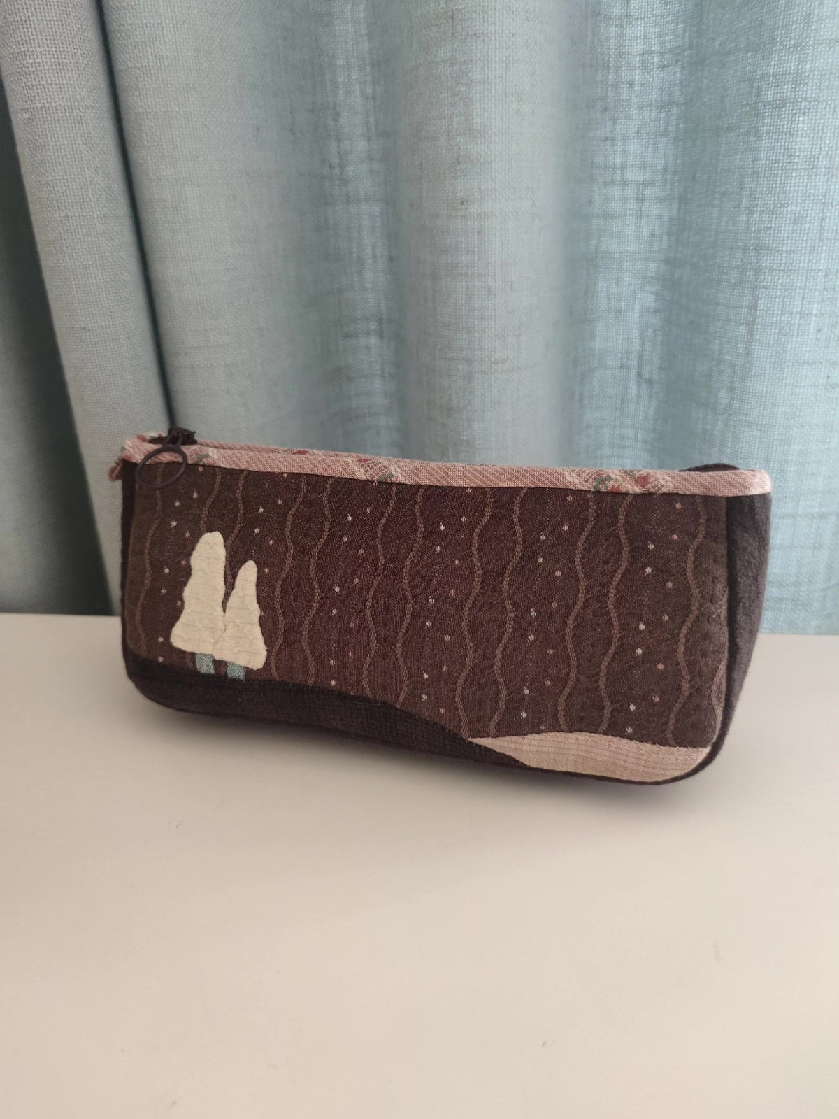Snow House Patchwork Storage Pouch