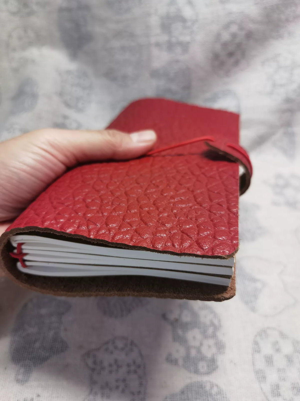 Red Bison Grain Leather TN Journal Cover