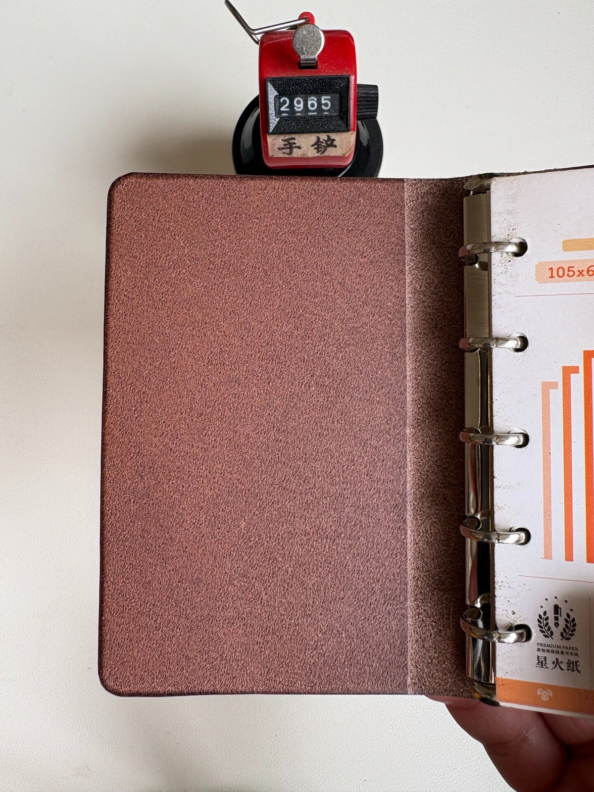 M5 Leather Binder Buttero Brown