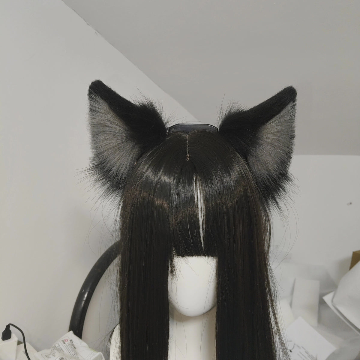 Motion Sensing Electric Wolf Cat Ears Headband