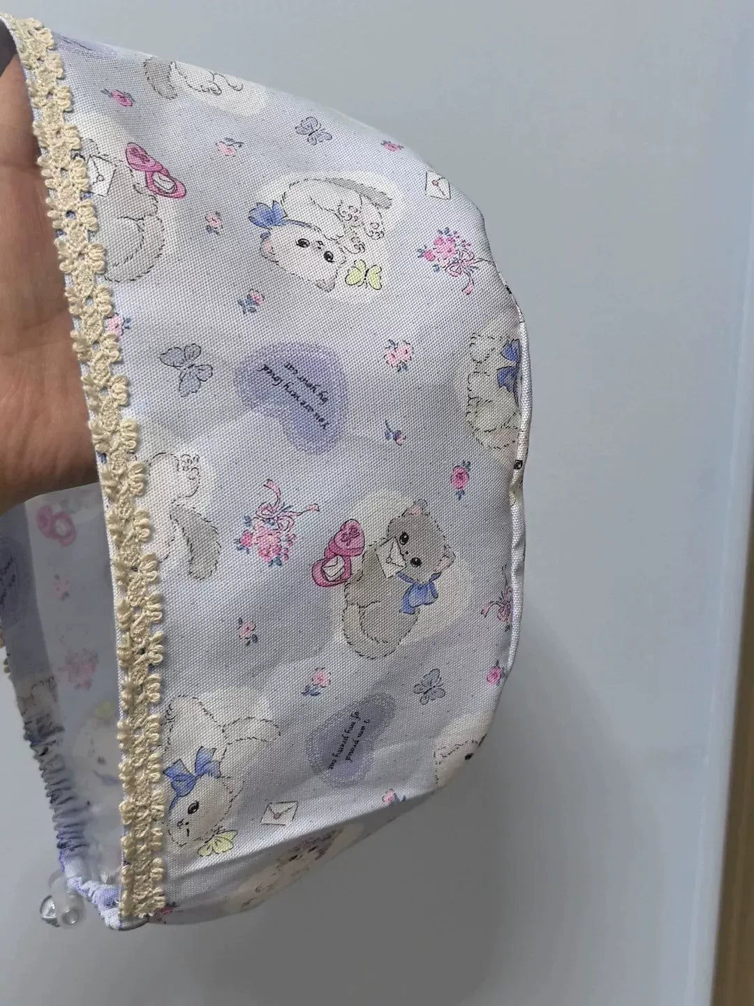 Operatiemuts van Katoen Canvas met Kattenprint