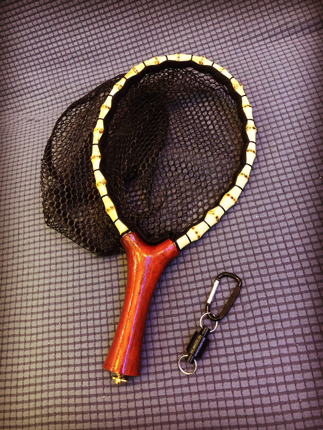 Bamboo Frame Stream Fly Fishing Landing Net