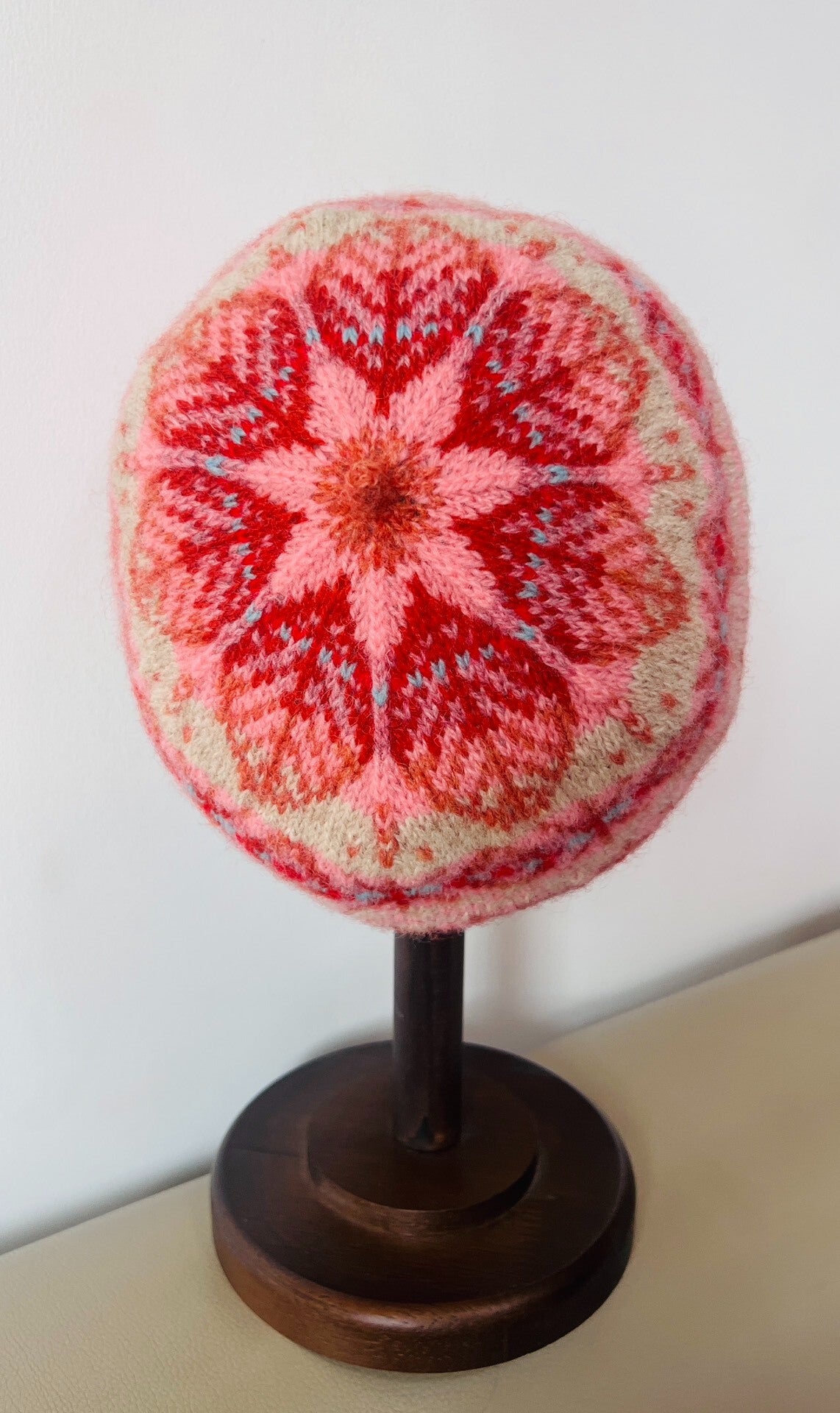 Wool Shetland Fair Isle Beret