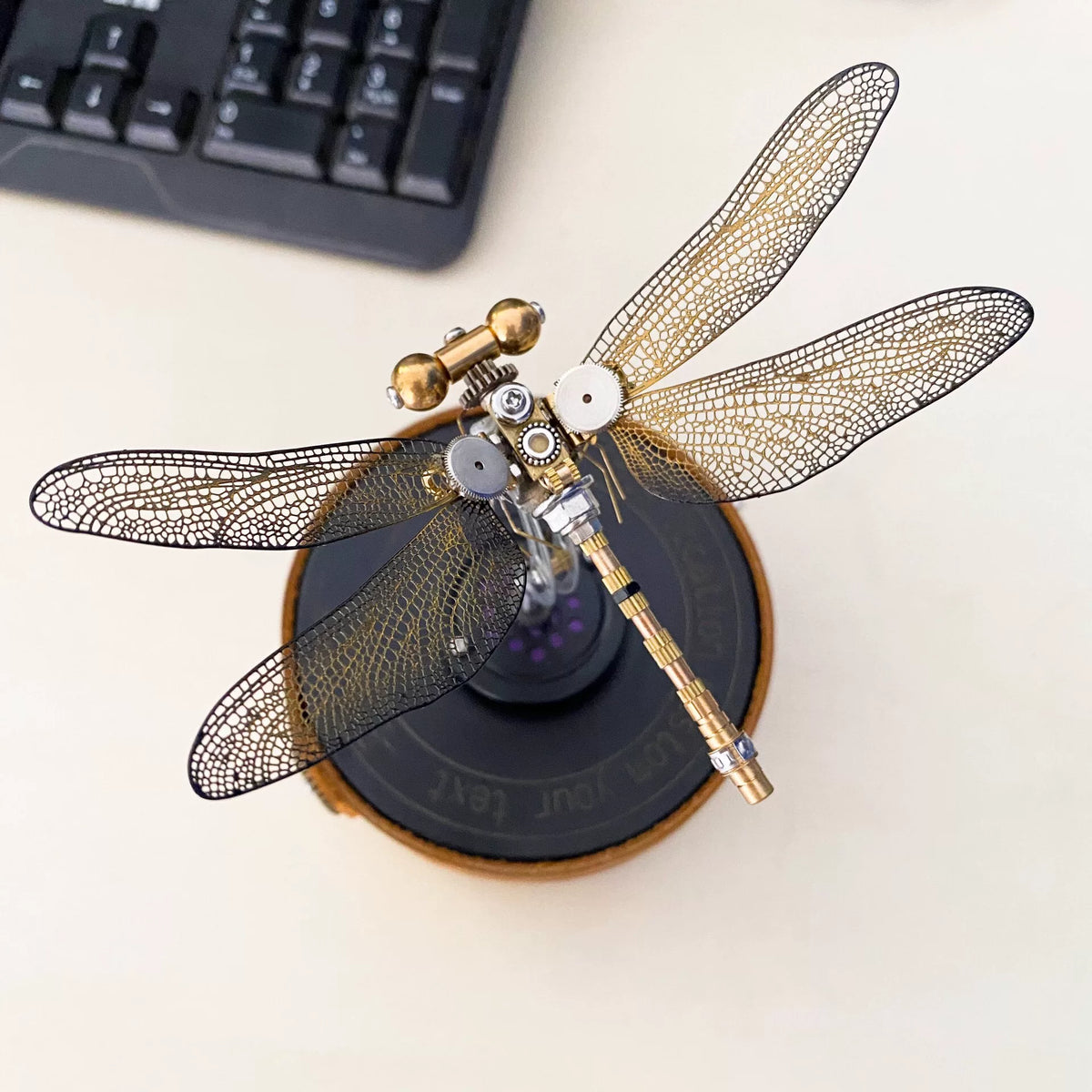 Handmade Steampunk Dragonfly Music Box