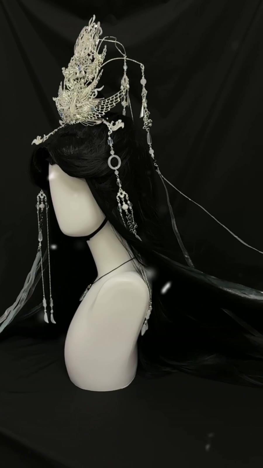 Chu Wannin Cosplay Crown Silver Filigree Headpiece