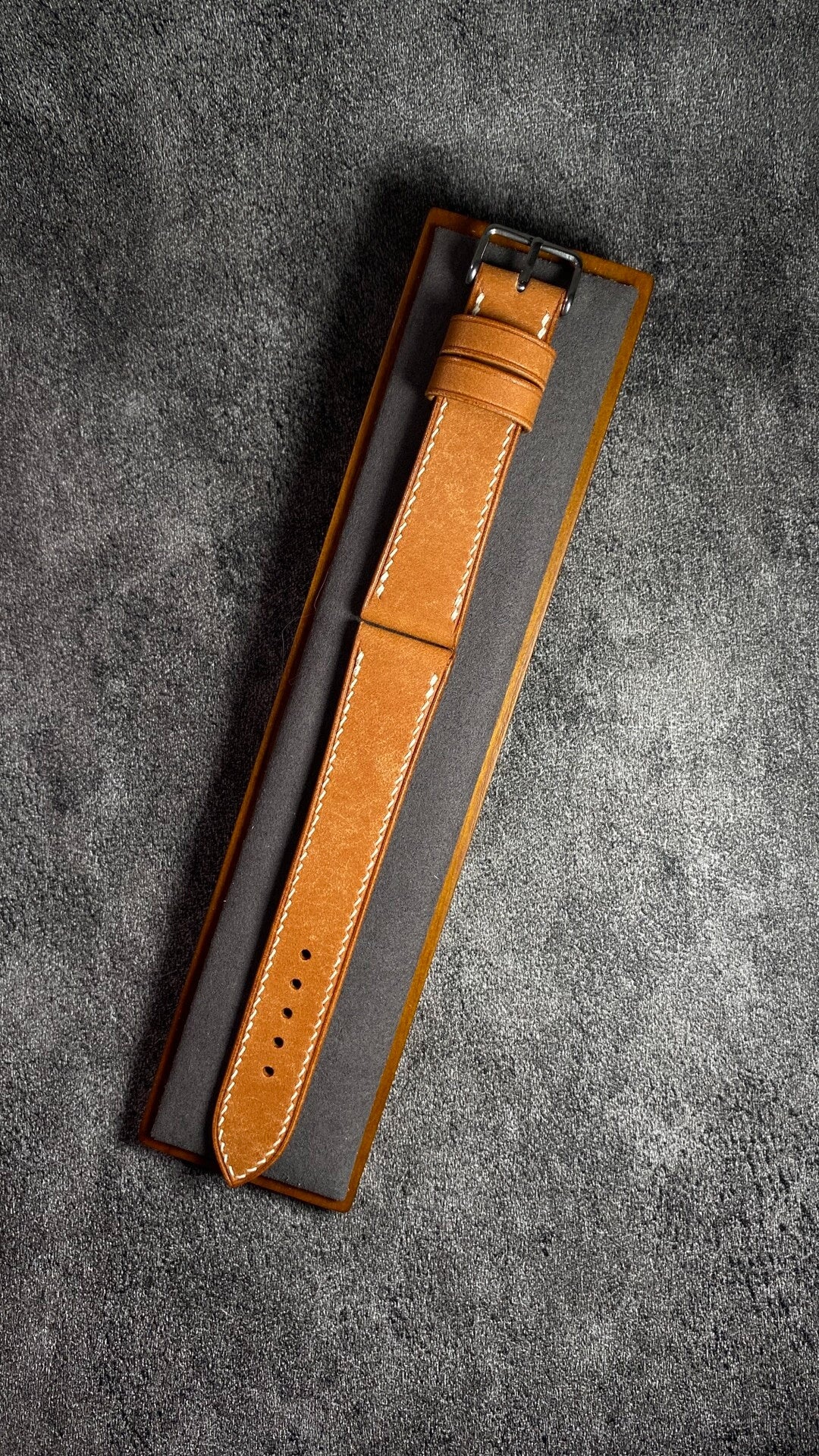 Pueblo Leather Watch Strap 20mm Tan
