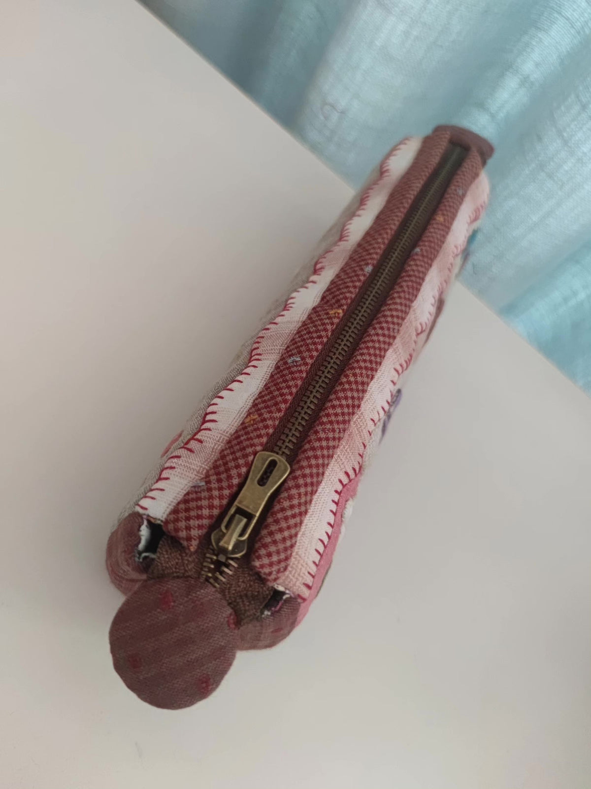 Spring Garden Patchwork Pencil Pouch