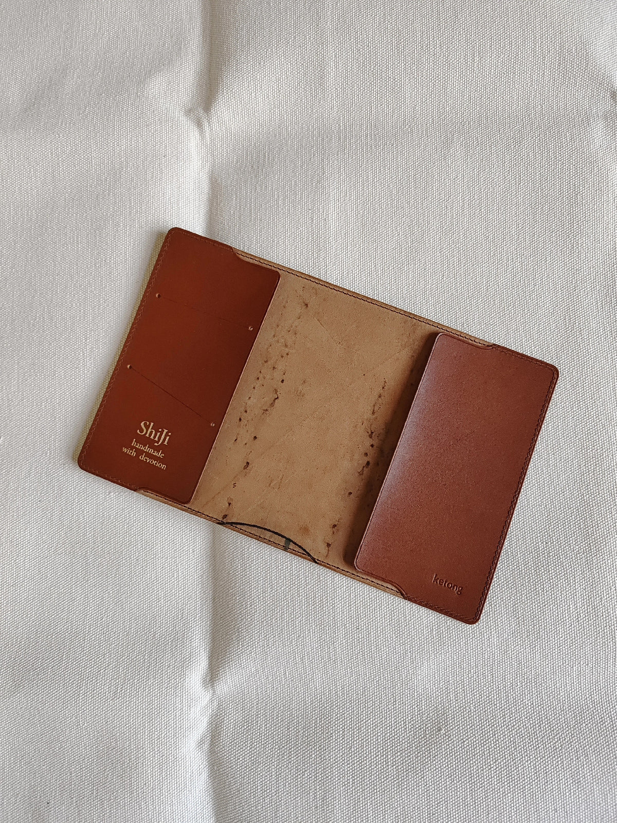 A6 Horween Shell Cordovan Notebook Cover