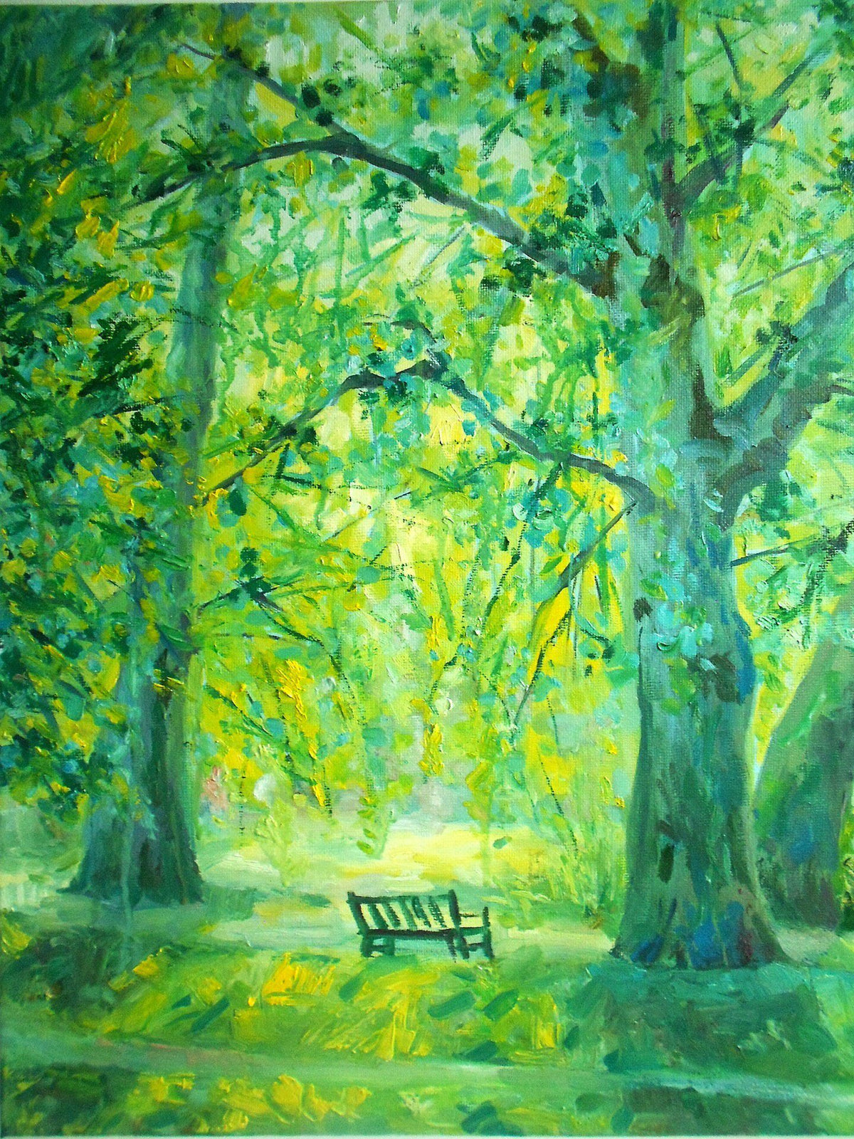 Óleo Original sobre Lienzo In the Woods