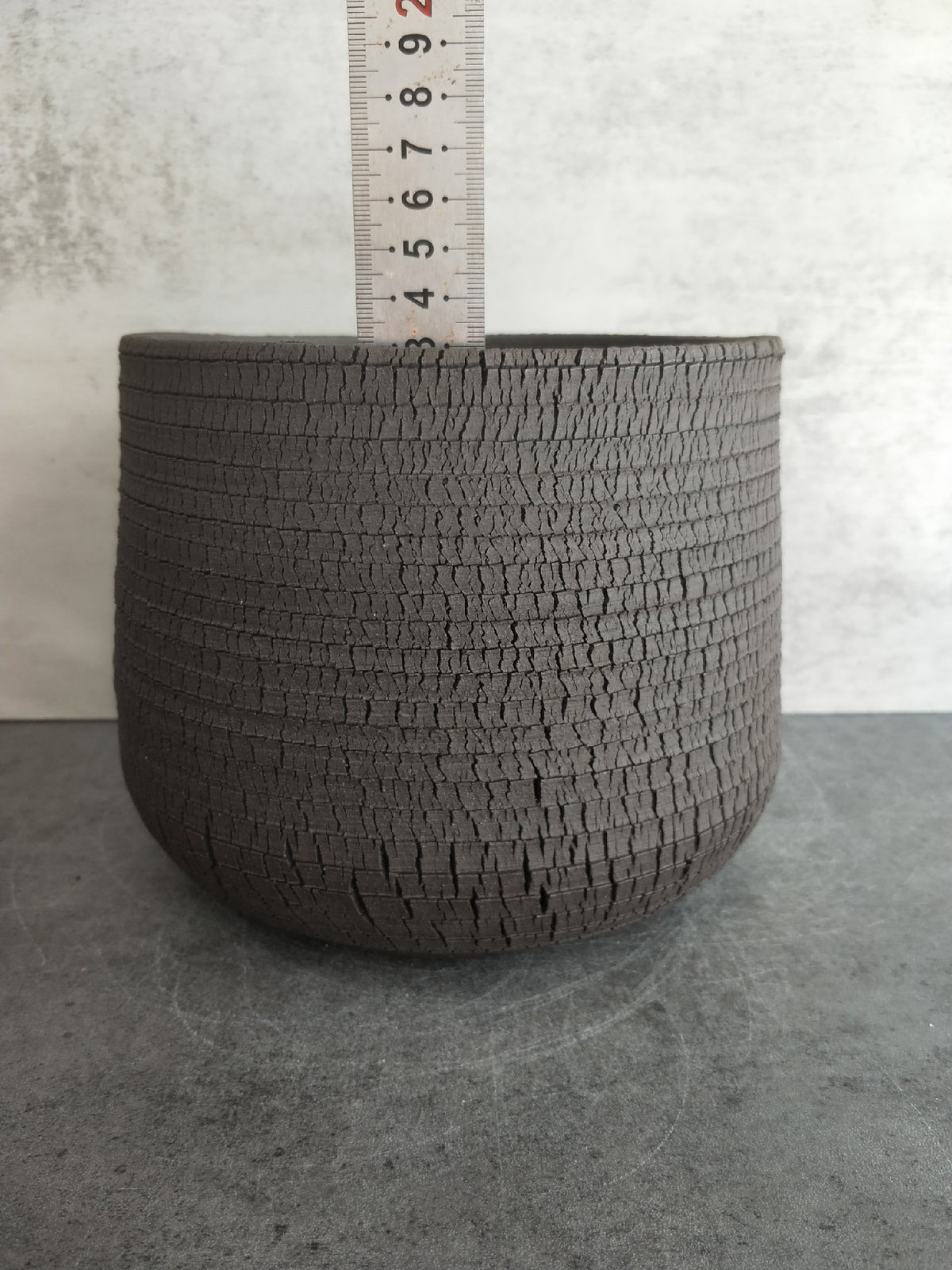 Handmade Cracked Ceramic Planter Pot