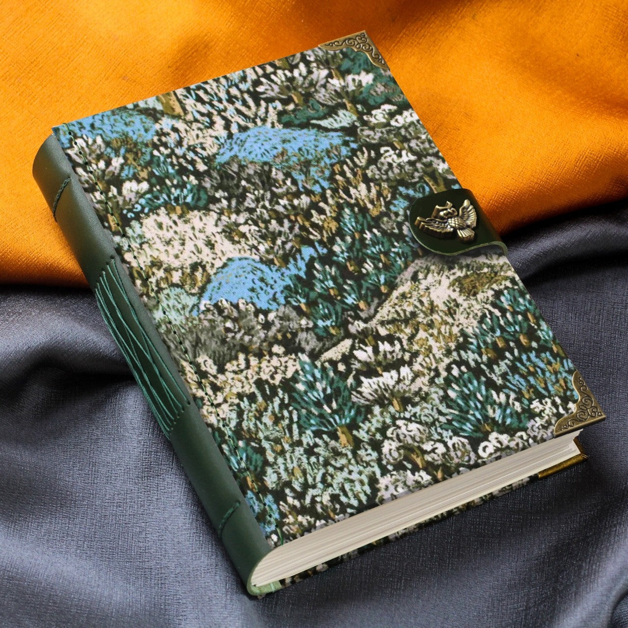 Darley Hillside Notebook - Landscape Illustration Cover, 400 Blank 120gsm Pages