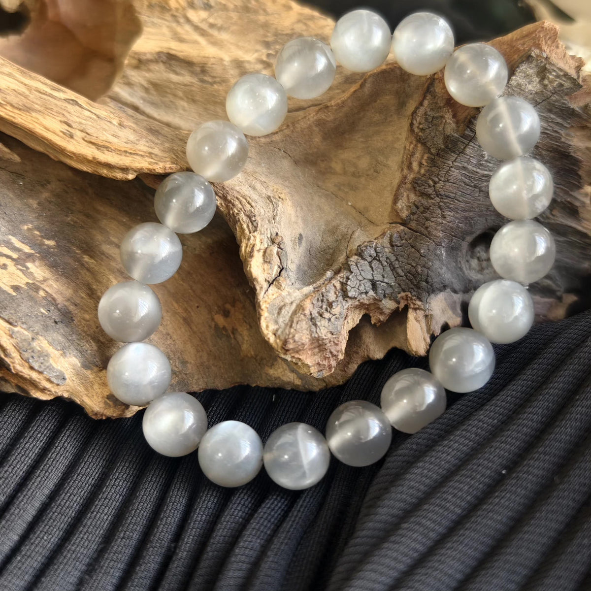 Pulseira de Contas Silver Moonlight 9.5mm