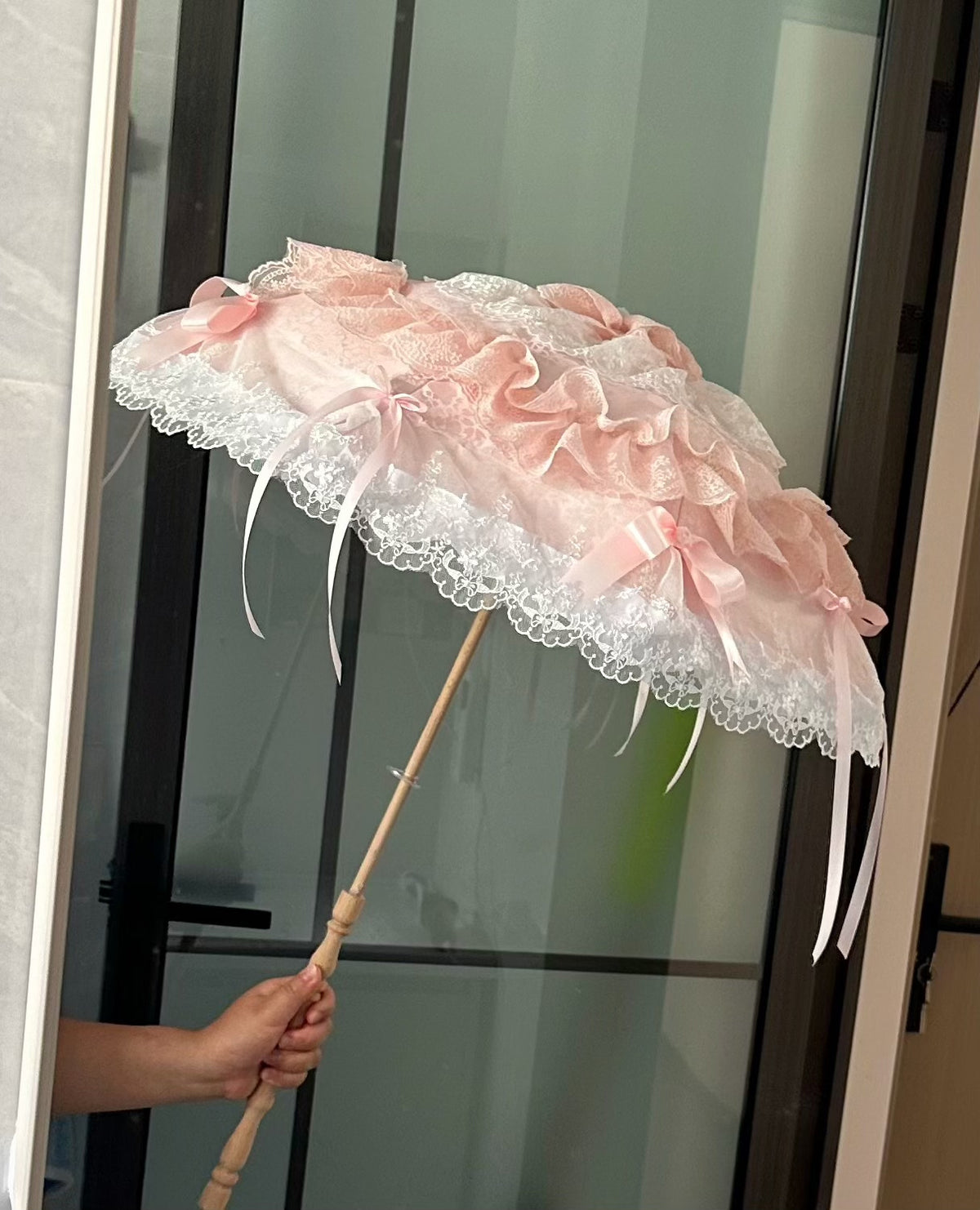 Cherry Blossom Pink Lolita Parasol
