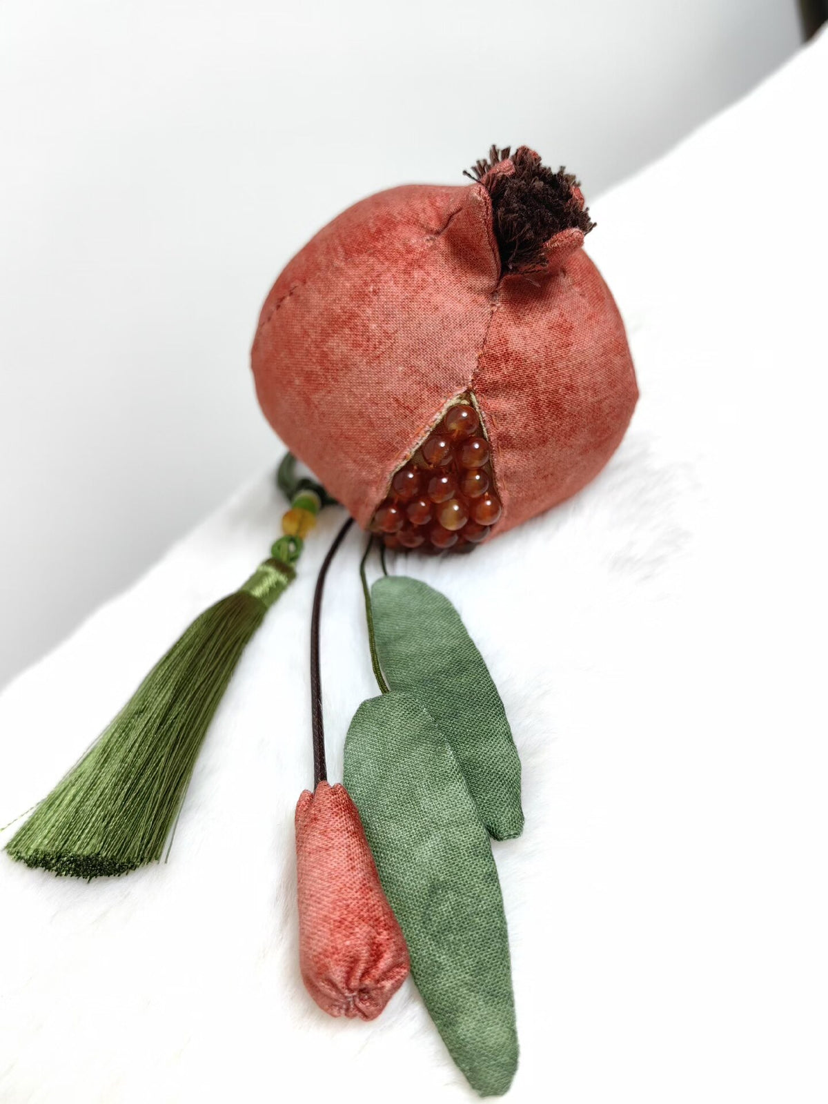 Handmade Pomegranate Sachet Bag Charm