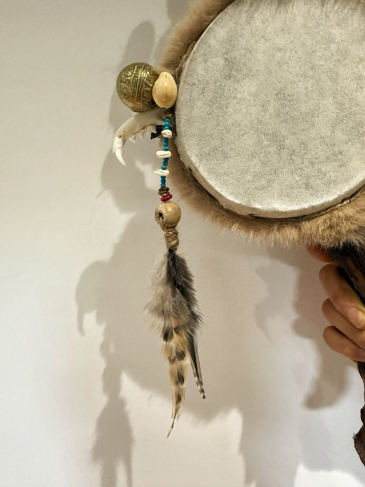 Witch Goat Skin Coconut Shell Shamanic Healing Drum