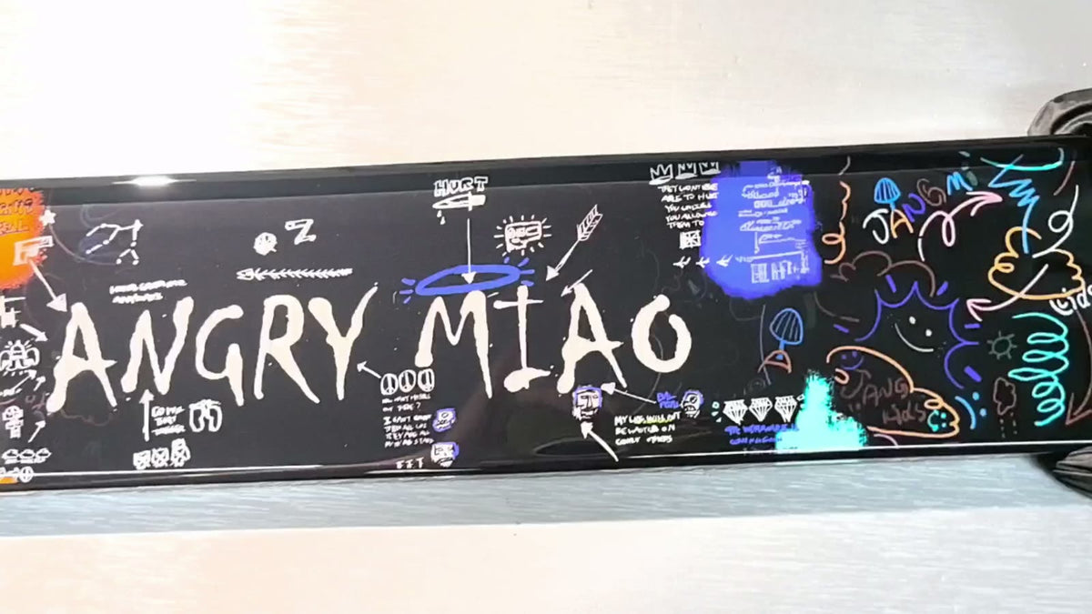 CYBERBOARD R4 Angry Miao Graffiti Keyboard