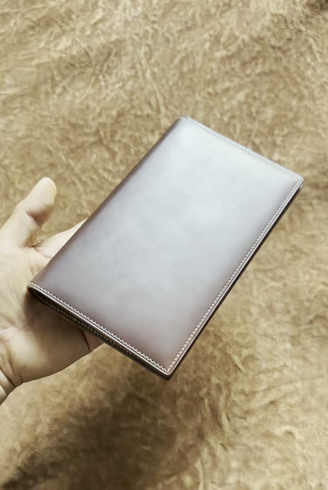 A6 Ringbuch Horween Shell Cordovan Leder