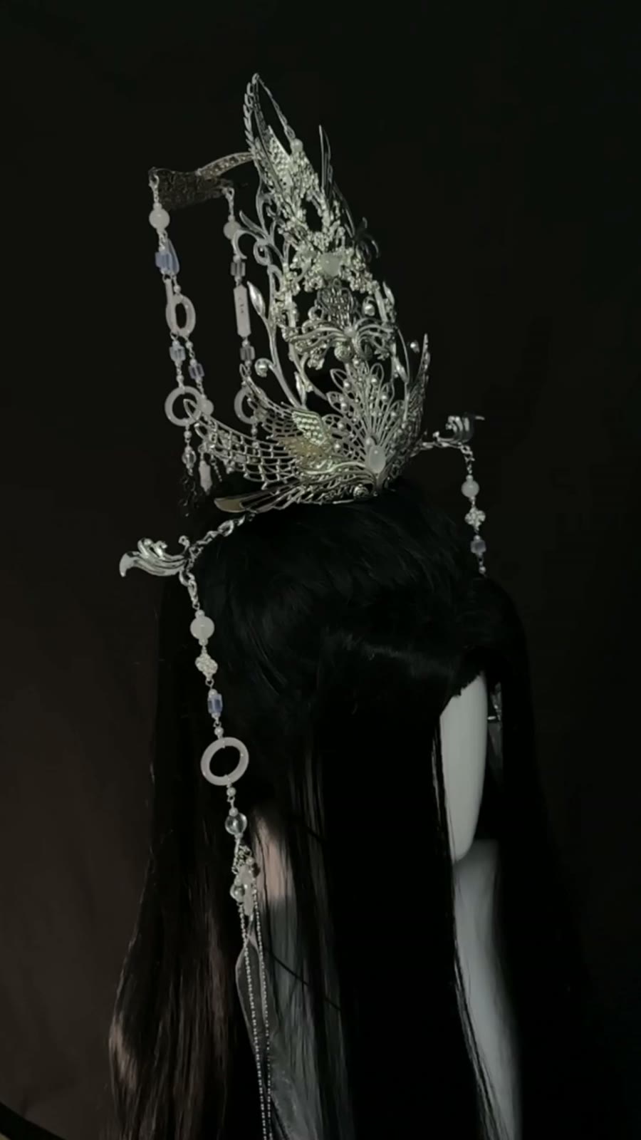 Silver Filigree Master Cosplay Hair Crown