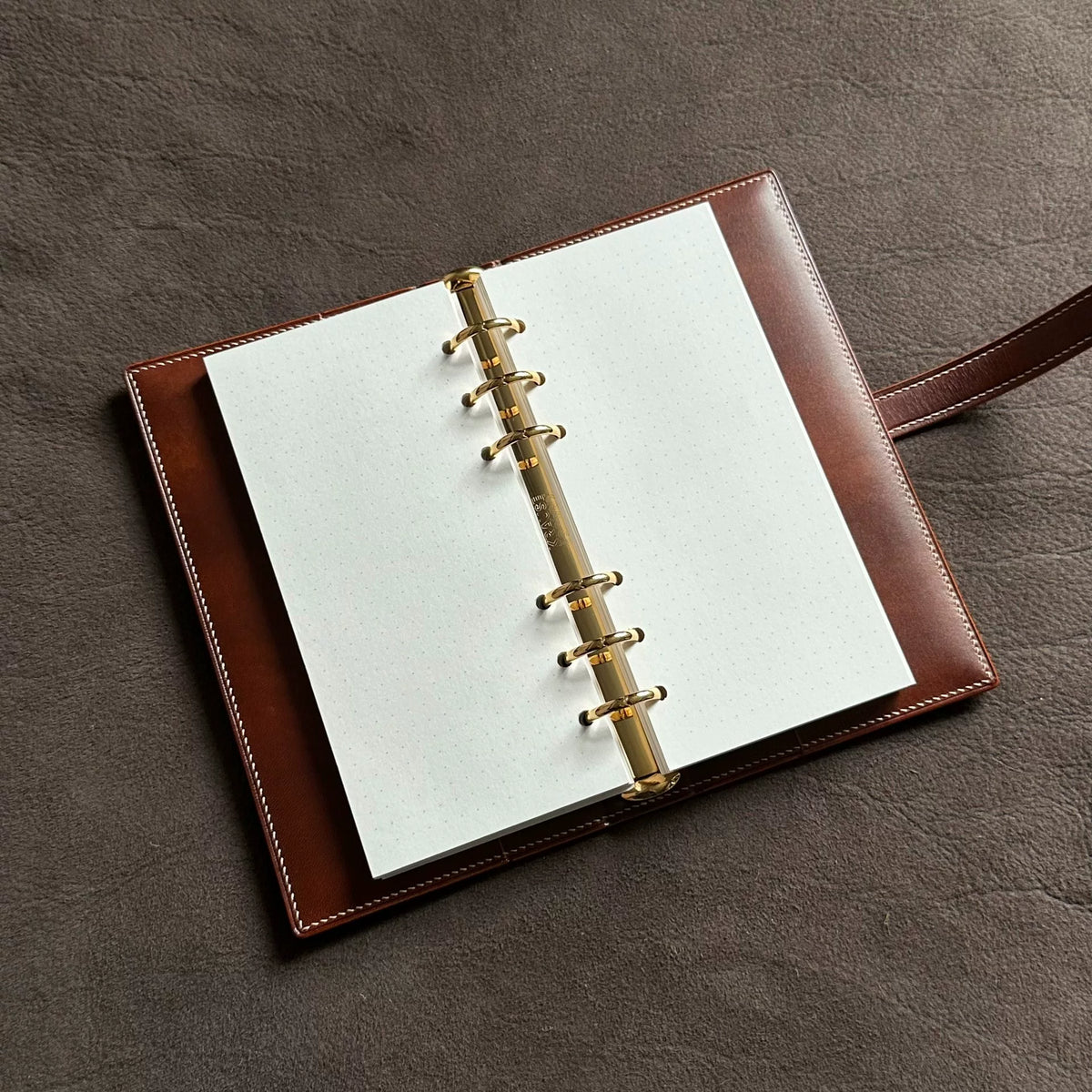 A6s Buttero Leather Ring Binder