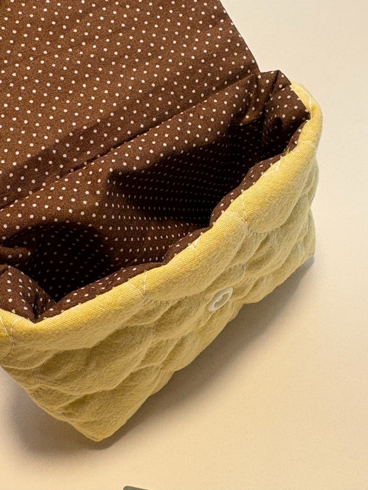Patchwork Polka Dot Storage Pouch for Cosmetics