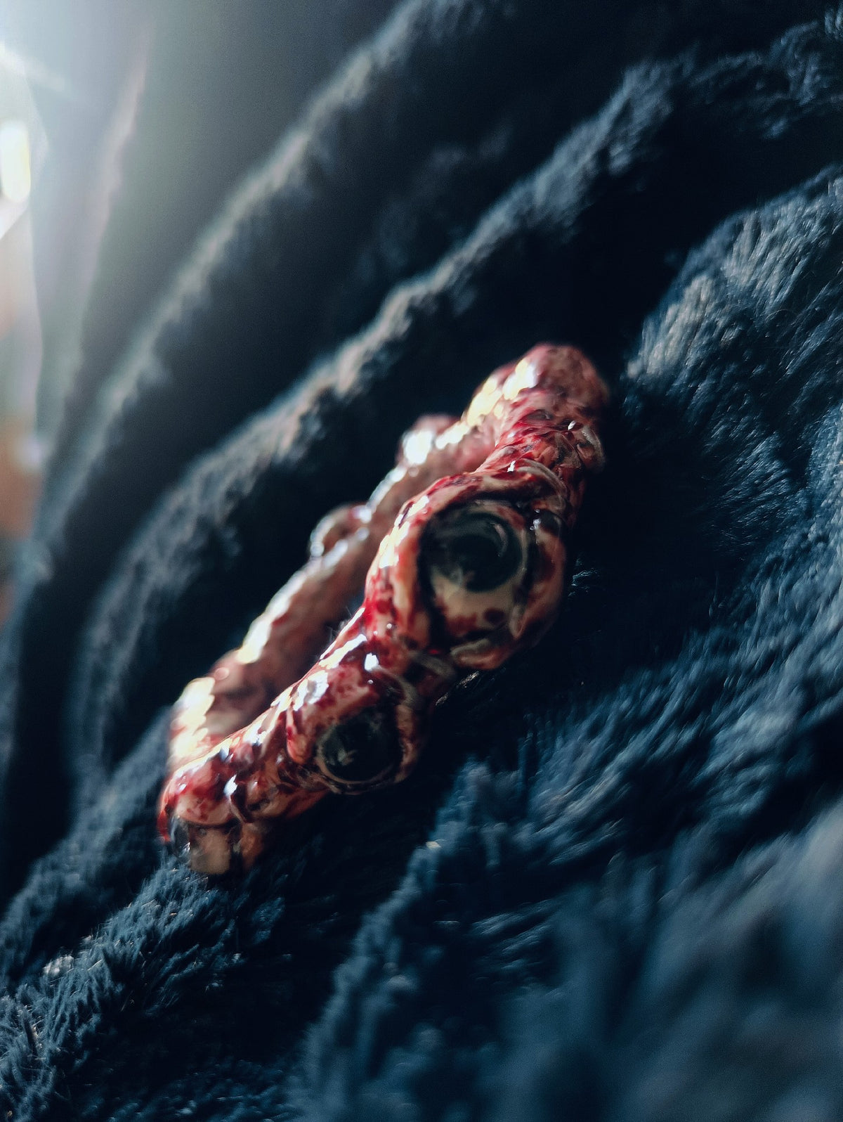 Cthulhu Flesh Eye Bangle Bracelet
