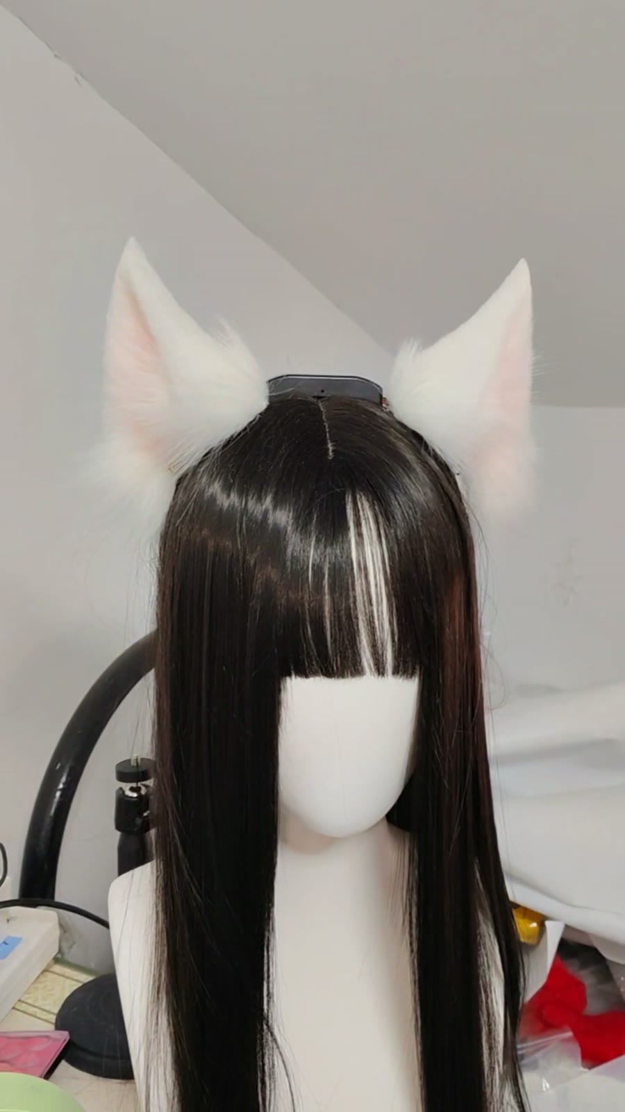 Animatronic Fox Ears Plush Faux Fur