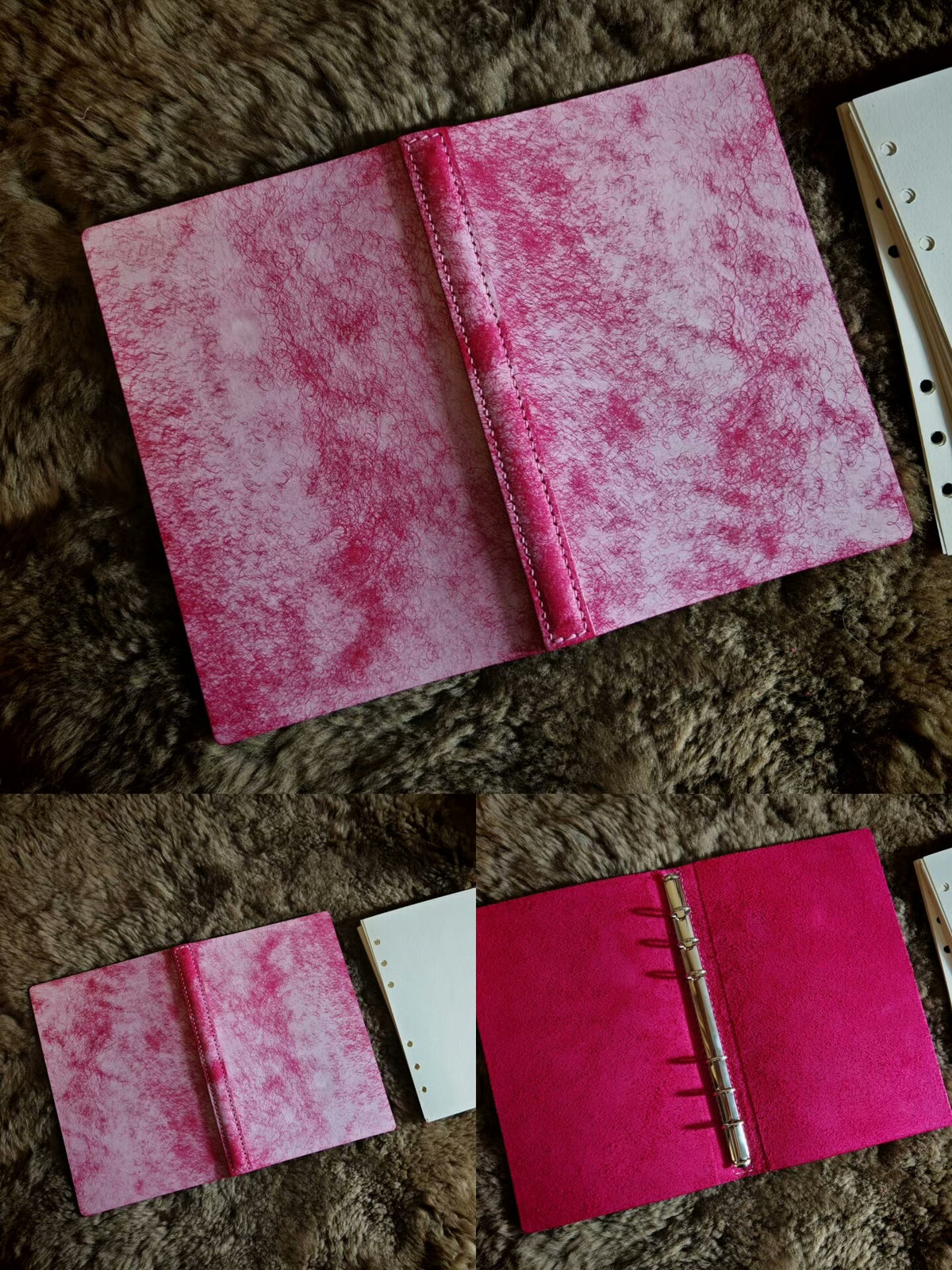 A6 Six Ring Loose Leaf Planner Cover
