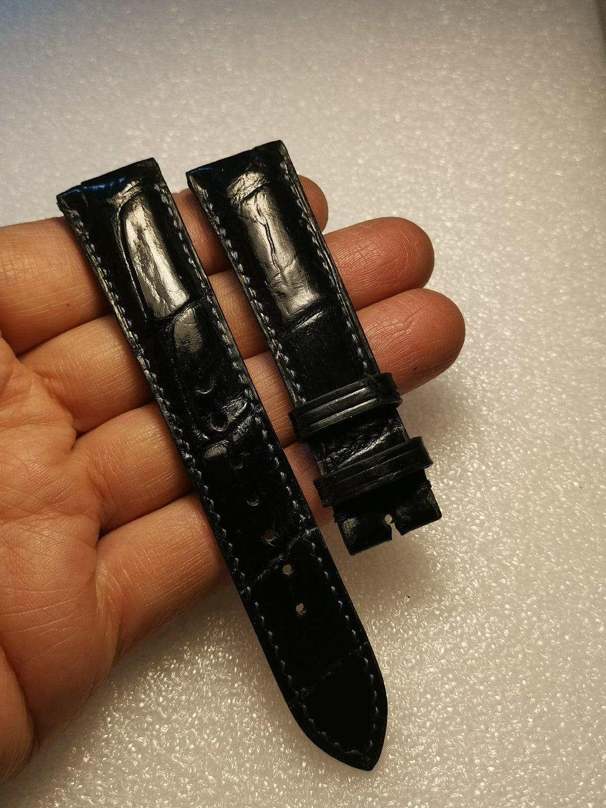 Handmade Crocodile Leather Watch Strap 20mm