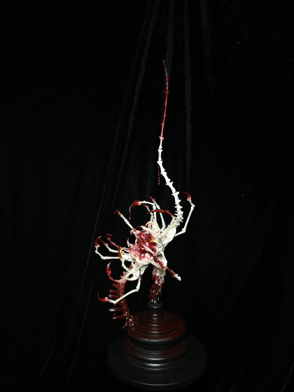 Flower Demon Devour Sculptural Figure with Skeletal Arms