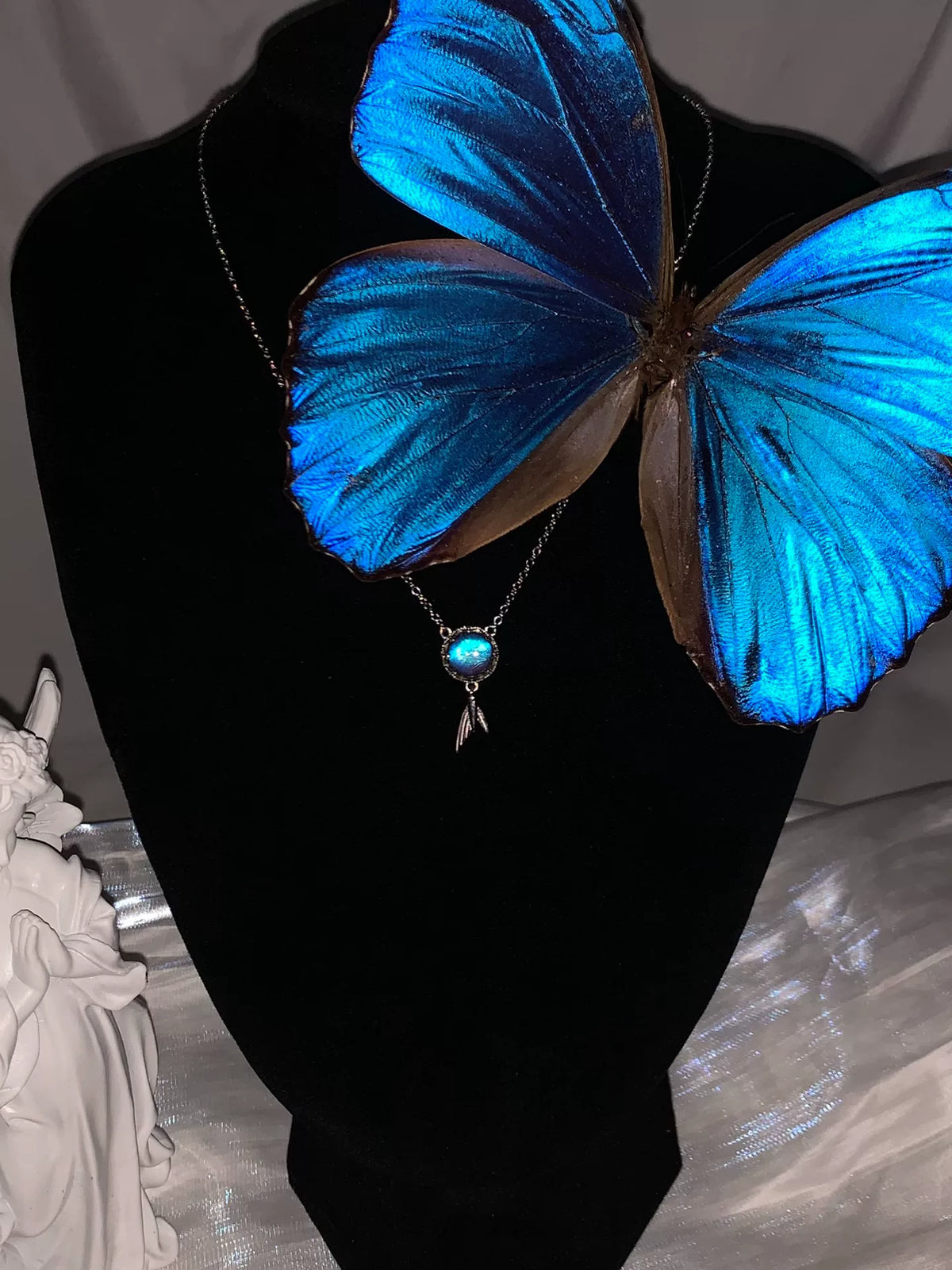 Collier en argent s925 avec pendentif cristal
