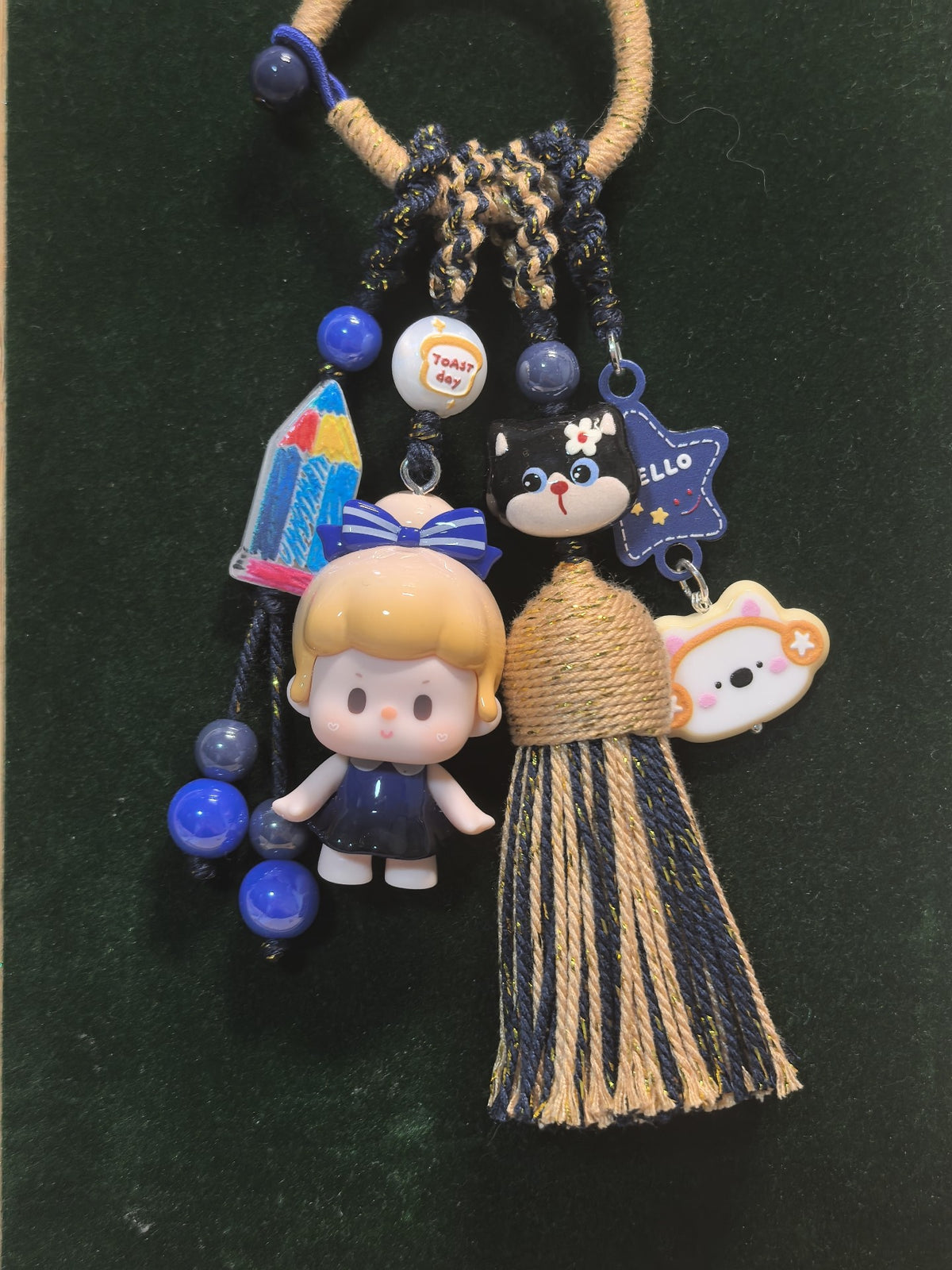 Bu Er Little Princess Phone Strap Keychain