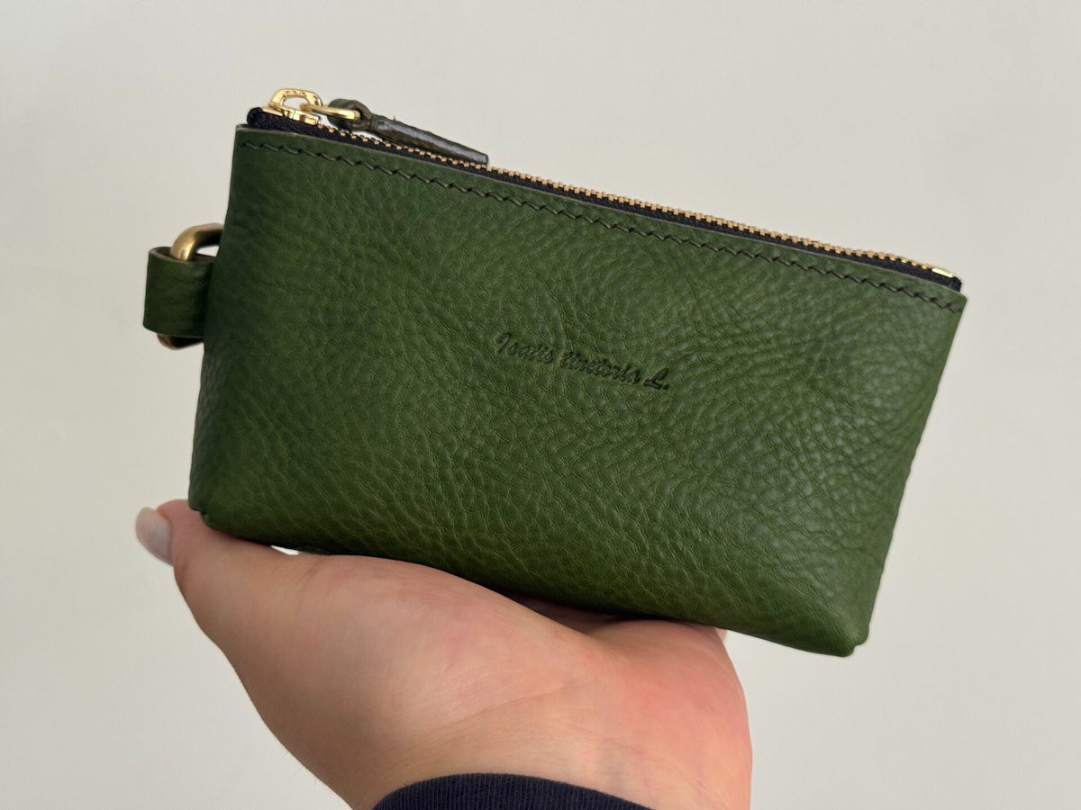 Bolsa de Mão em Pele Curtida Vegetal