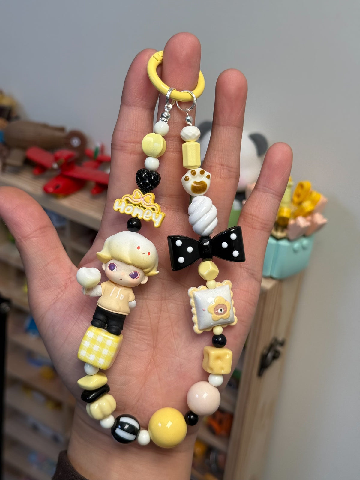 Handmade Dimoo Style Phone Chain Keychain