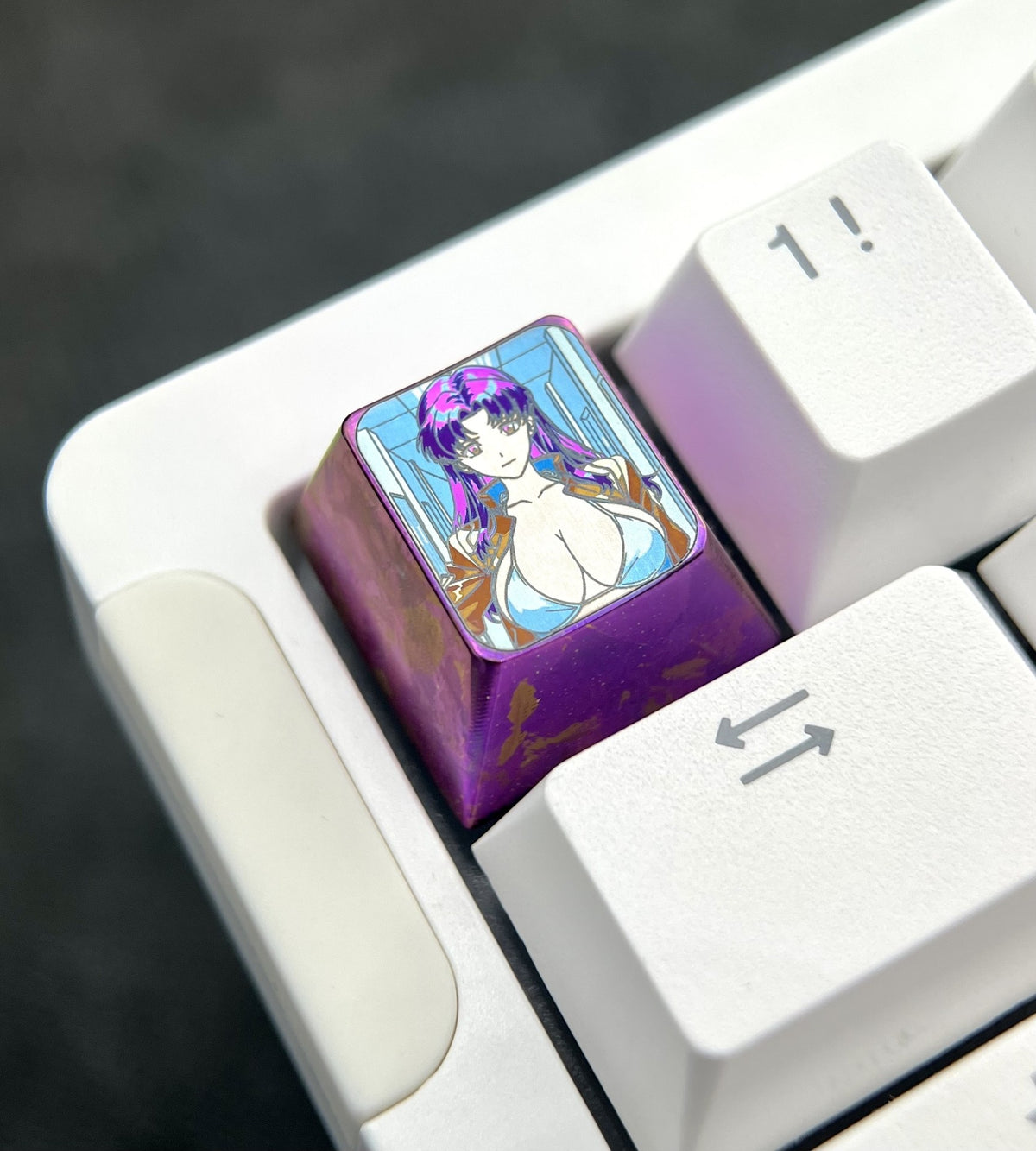 Titanium Alloy EVA Keycap 1u R4