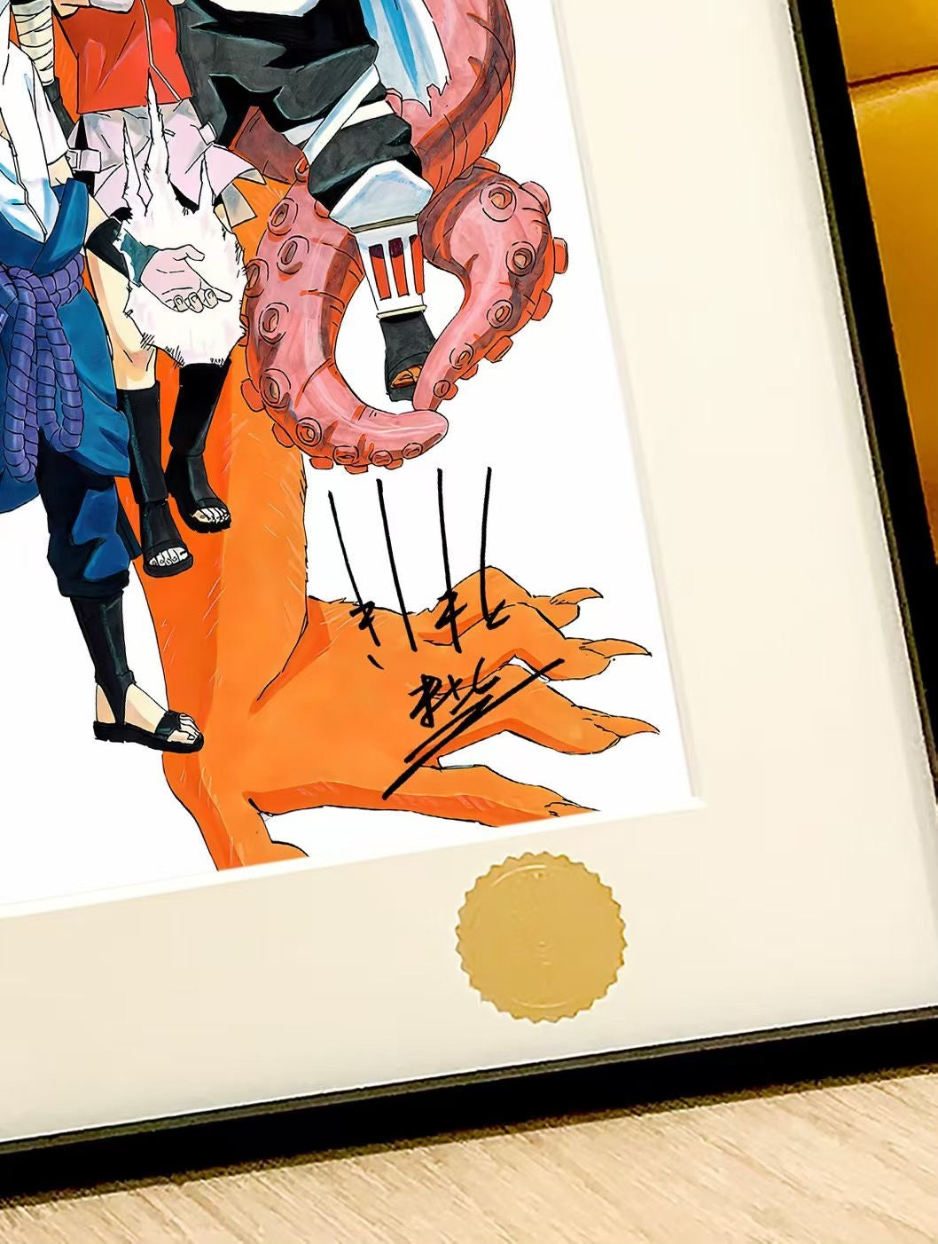 Naruto Framed Art Multi Character Collage Print