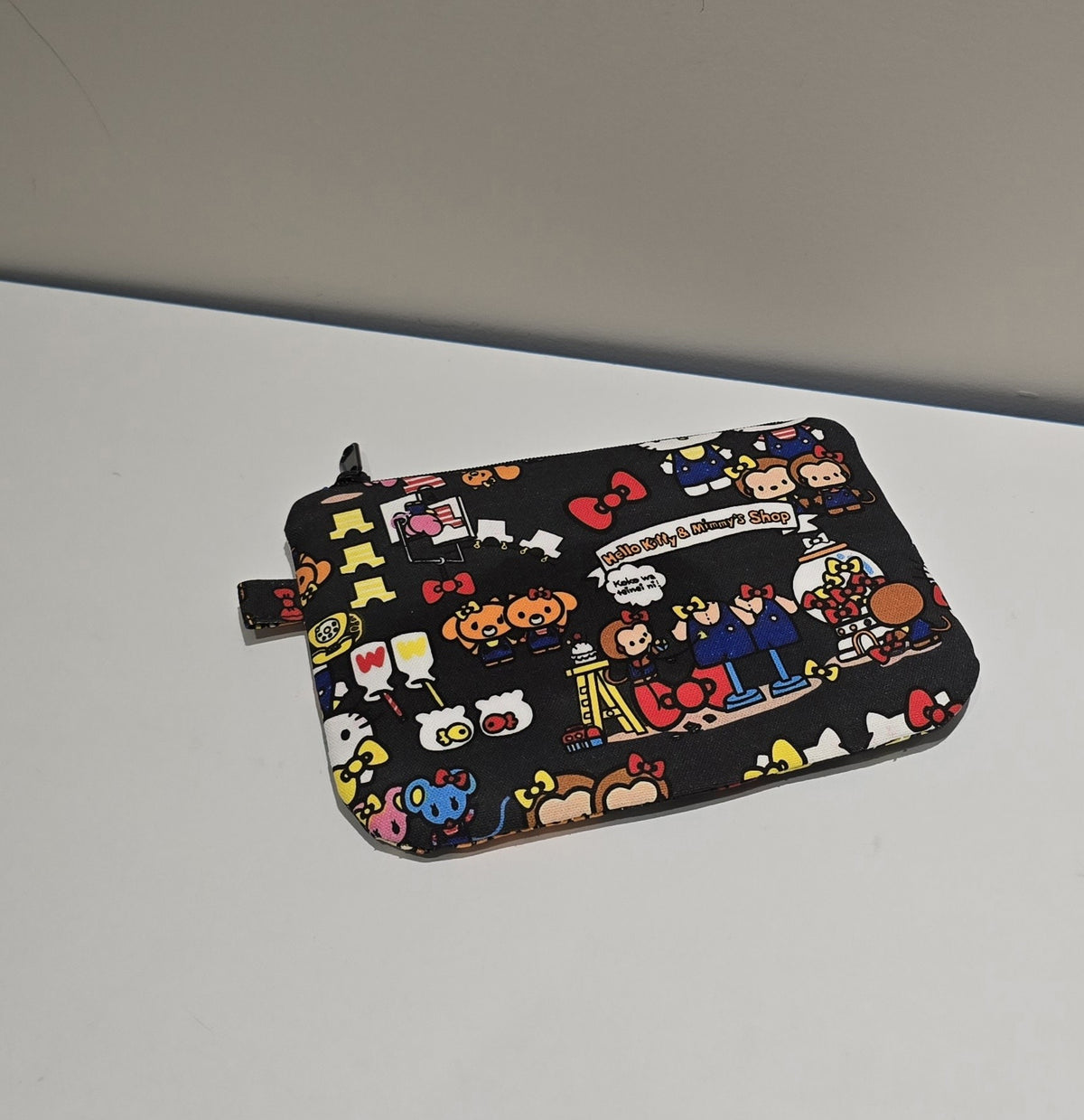 Flat Pouch with Hello Kitty Print