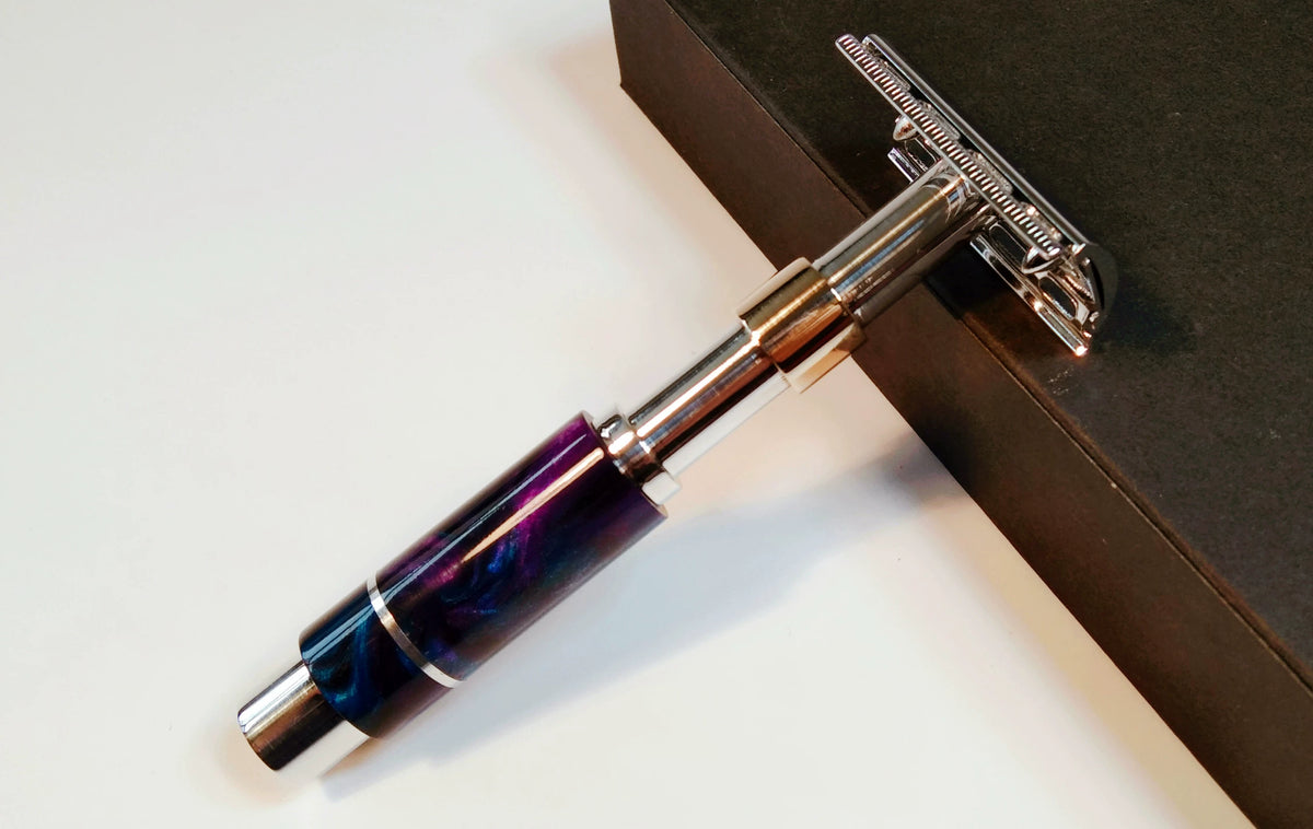 Double Edge Safety Razor Resin Handle