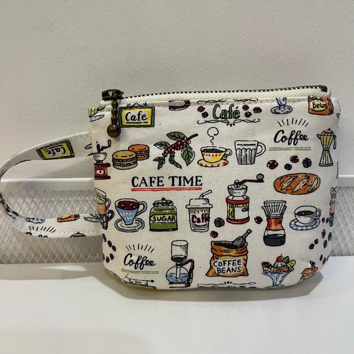 Mini pochette artisanale en forme de tasse en coton coréen
