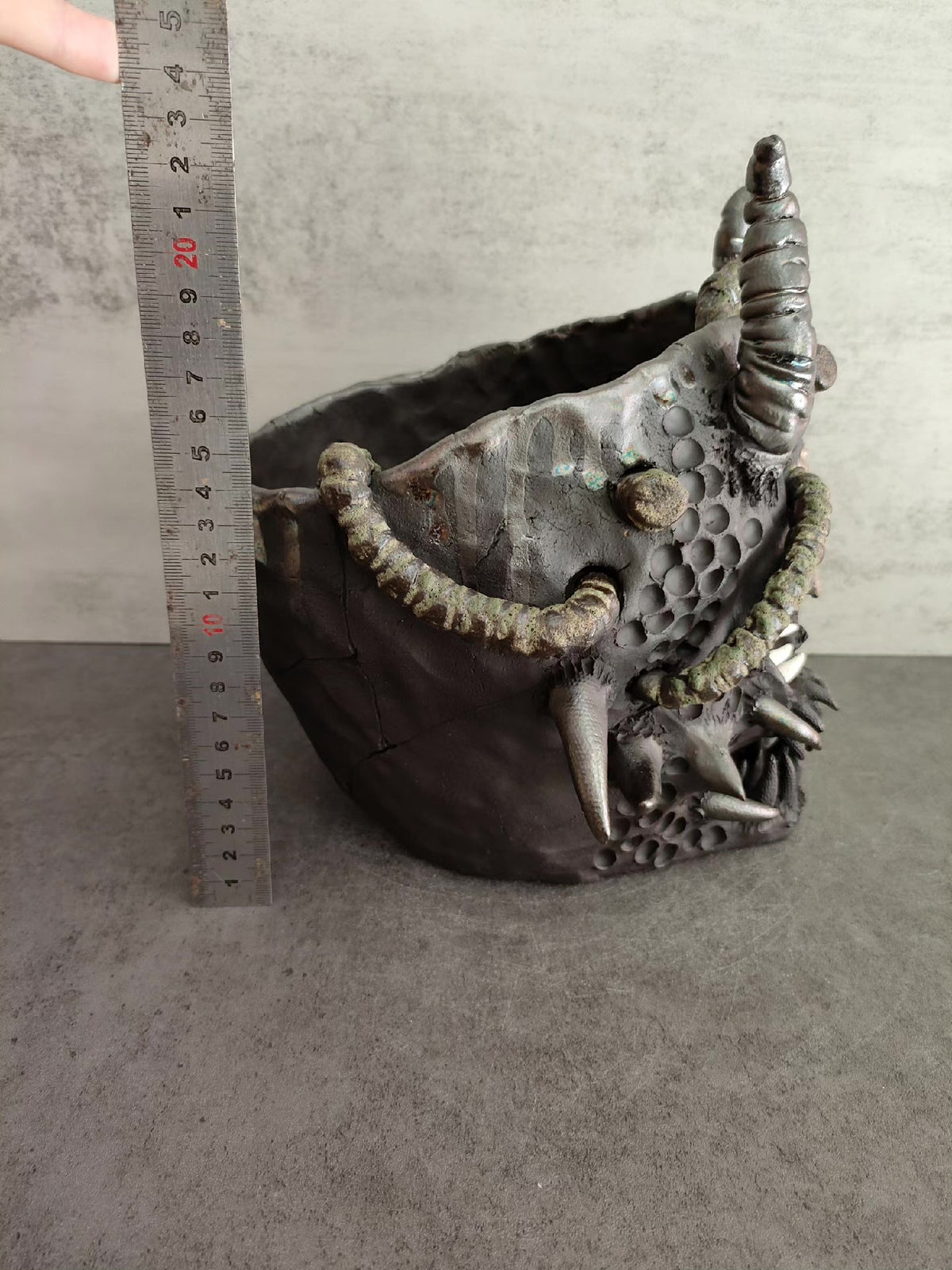Monster Ceramic Planter with Drainage Holes