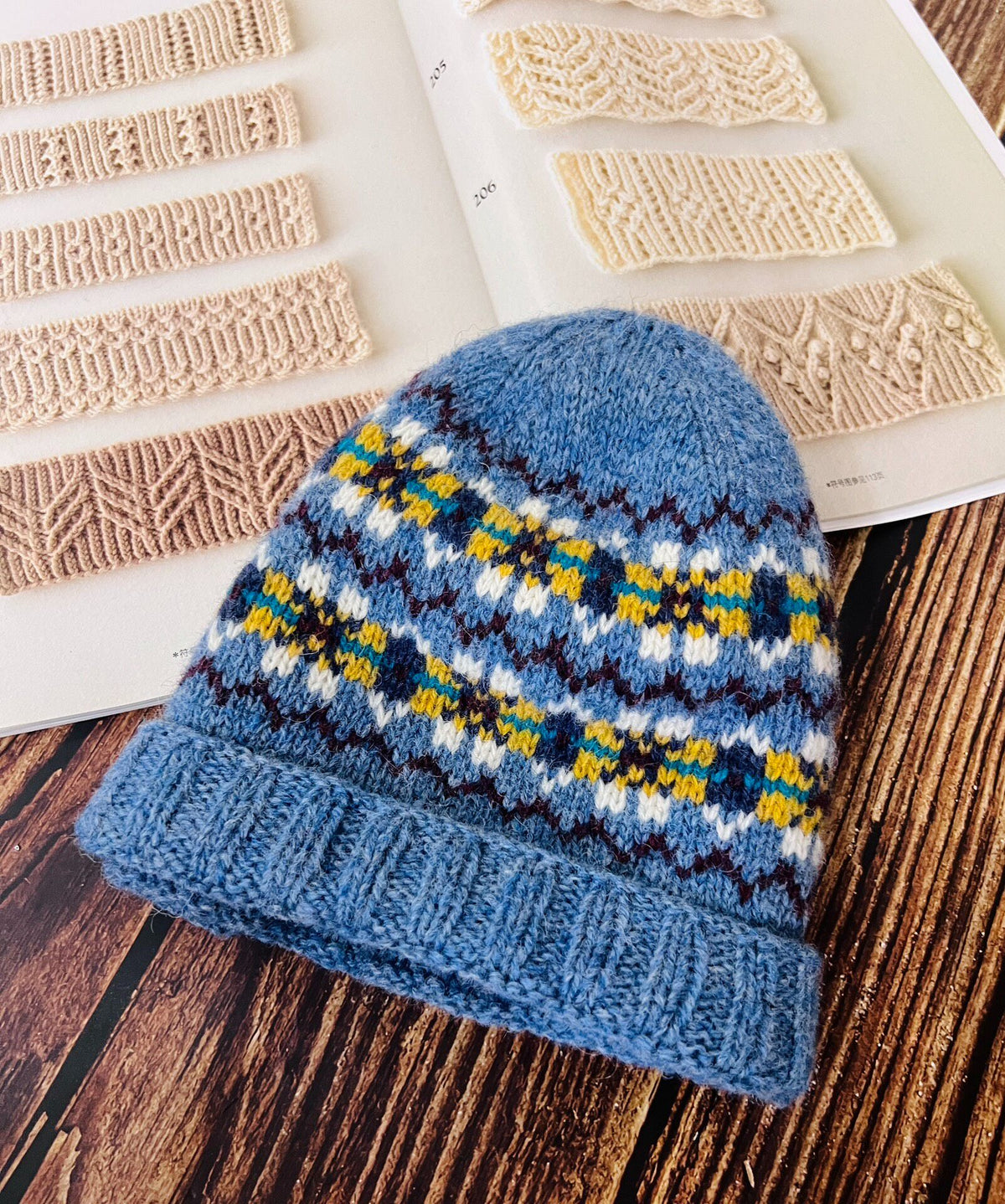 Shetland Wool Fair Isle Beanie