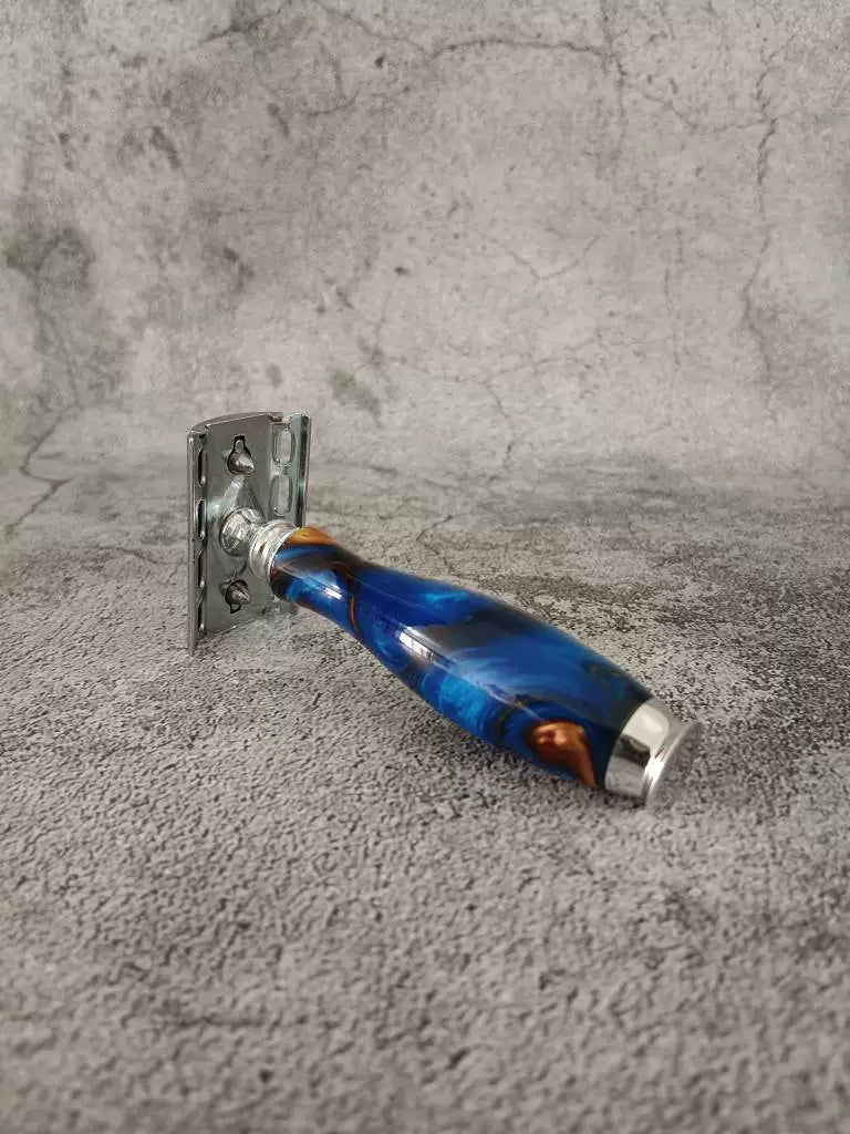 Handcrafted Resin Handle Double Edge Safety Razor