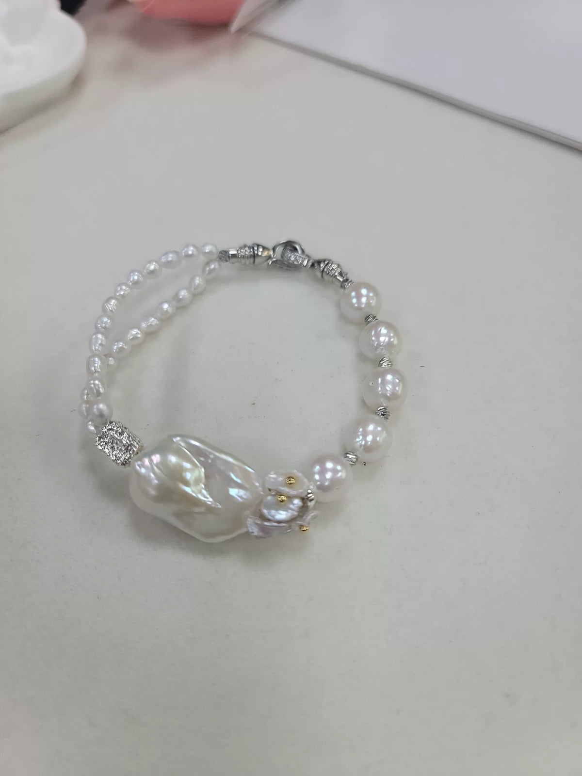 Freshwater Pearl Fishtail Bracelet