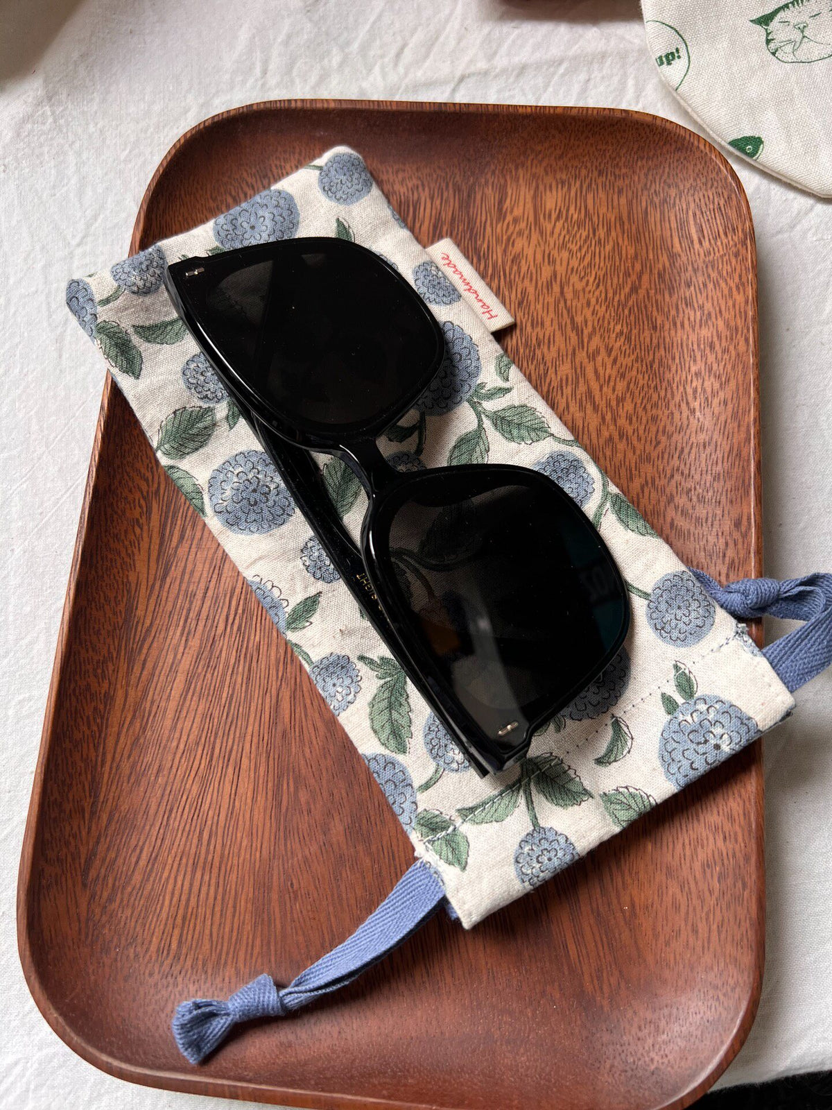 Handmade Fabric Eyeglass Case Pencil Pouch
