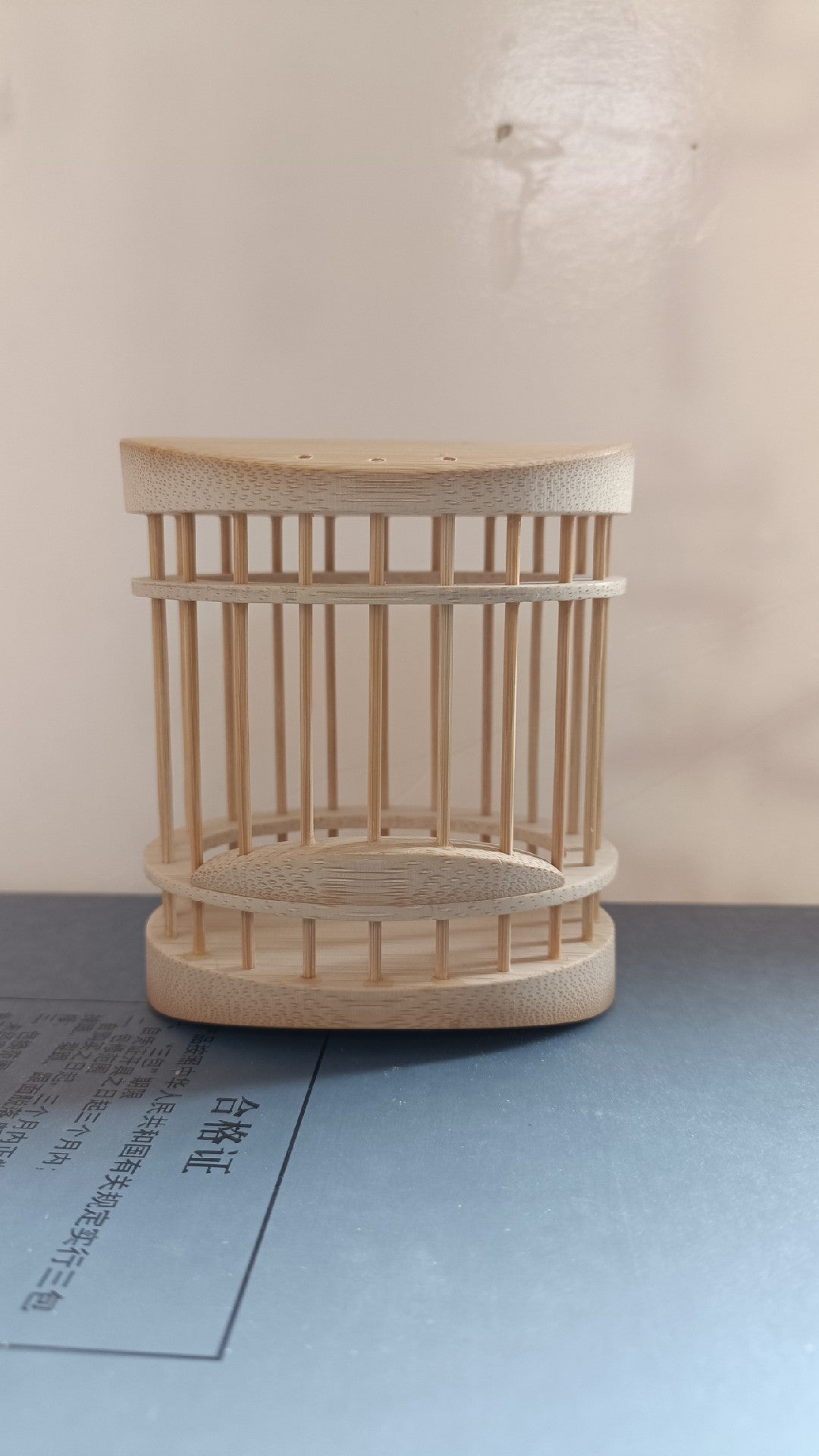 Large Oval Bamboo Katydid Cage