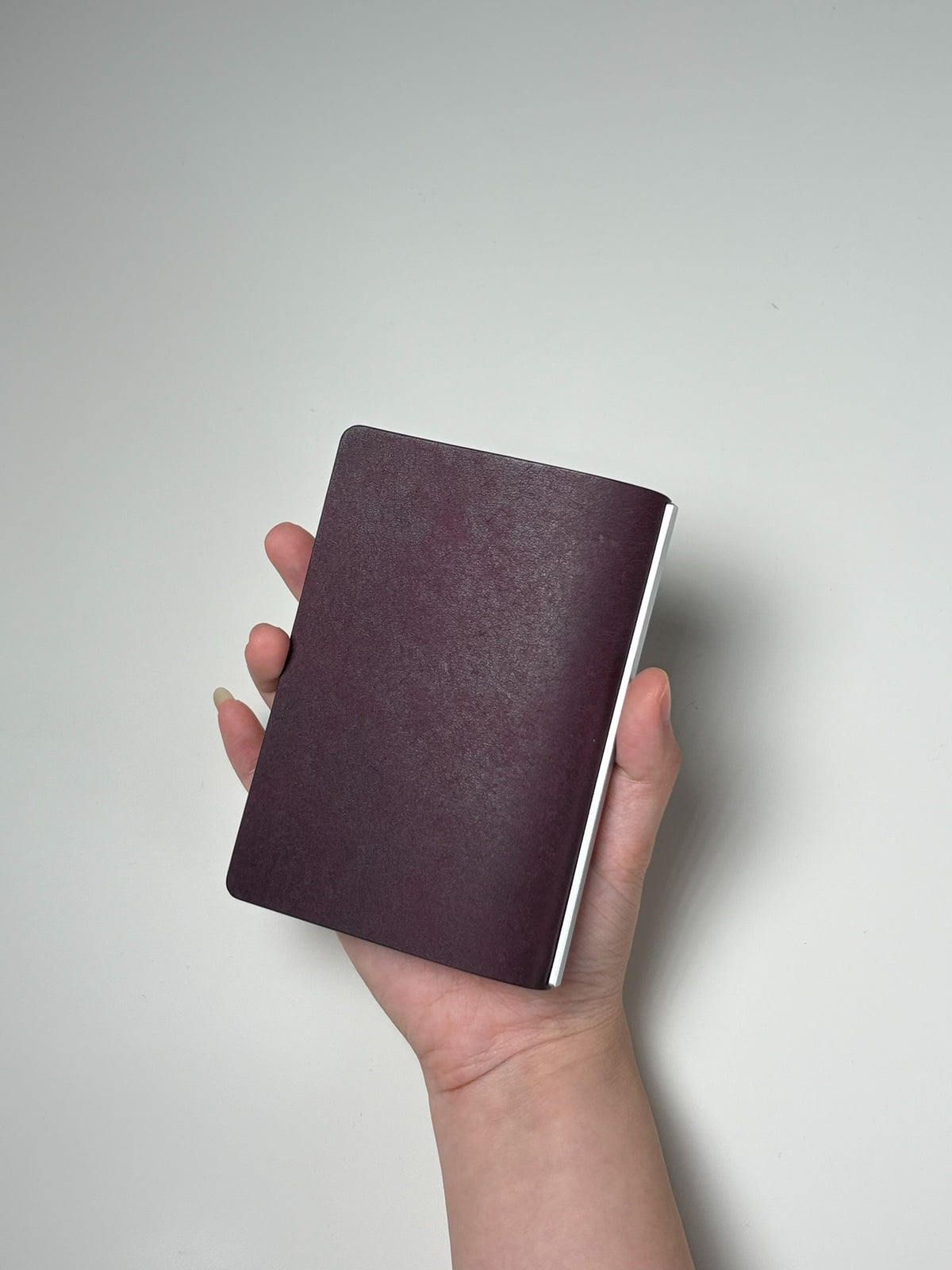 Leder-Ringbuch M5-13 Lila