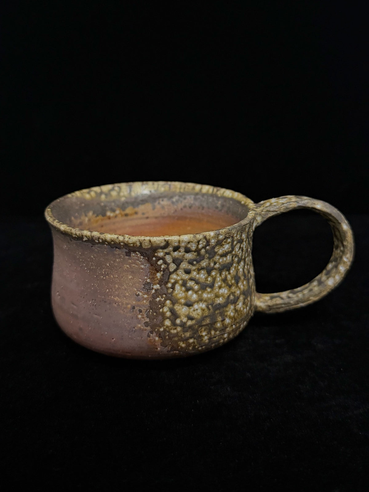 Wood-Fired Coffee Cup 160ml Ash Glaze