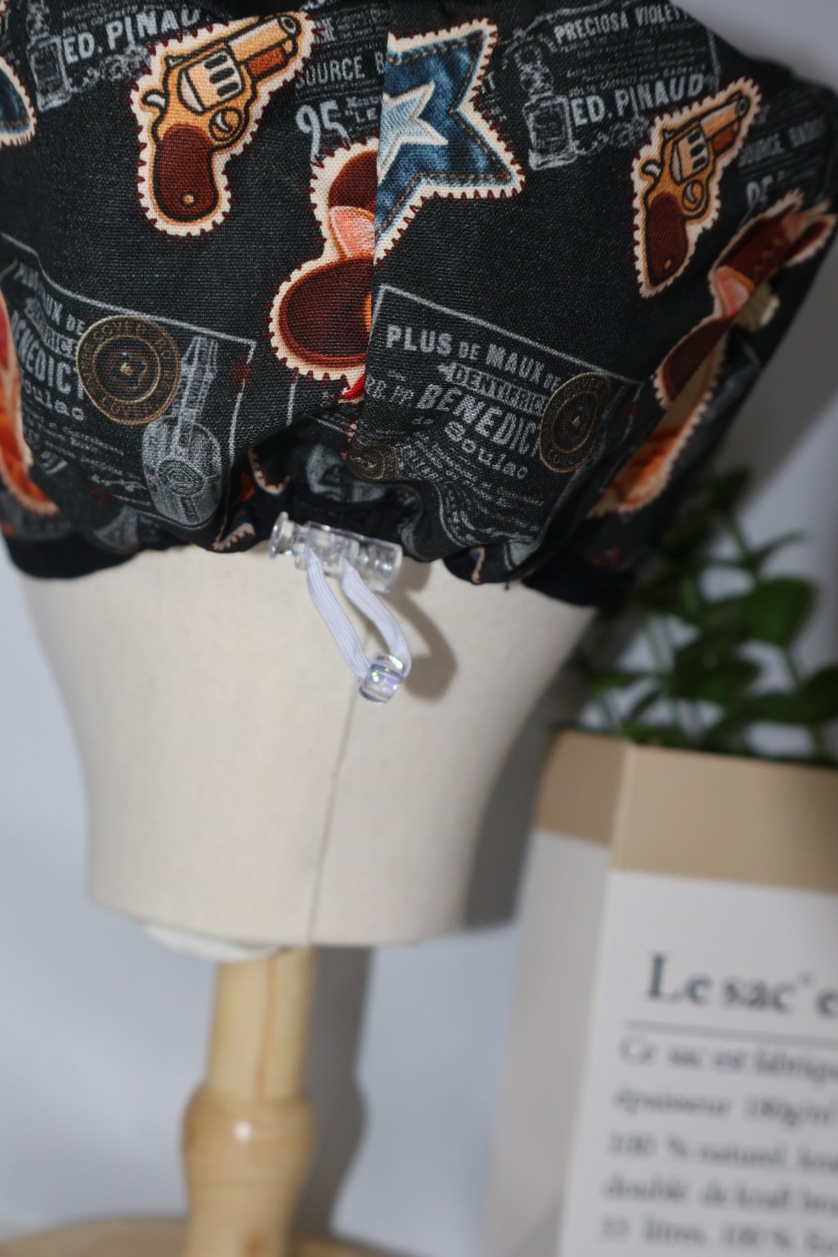 Western Cowboy Cat Cotton Surgical Cap