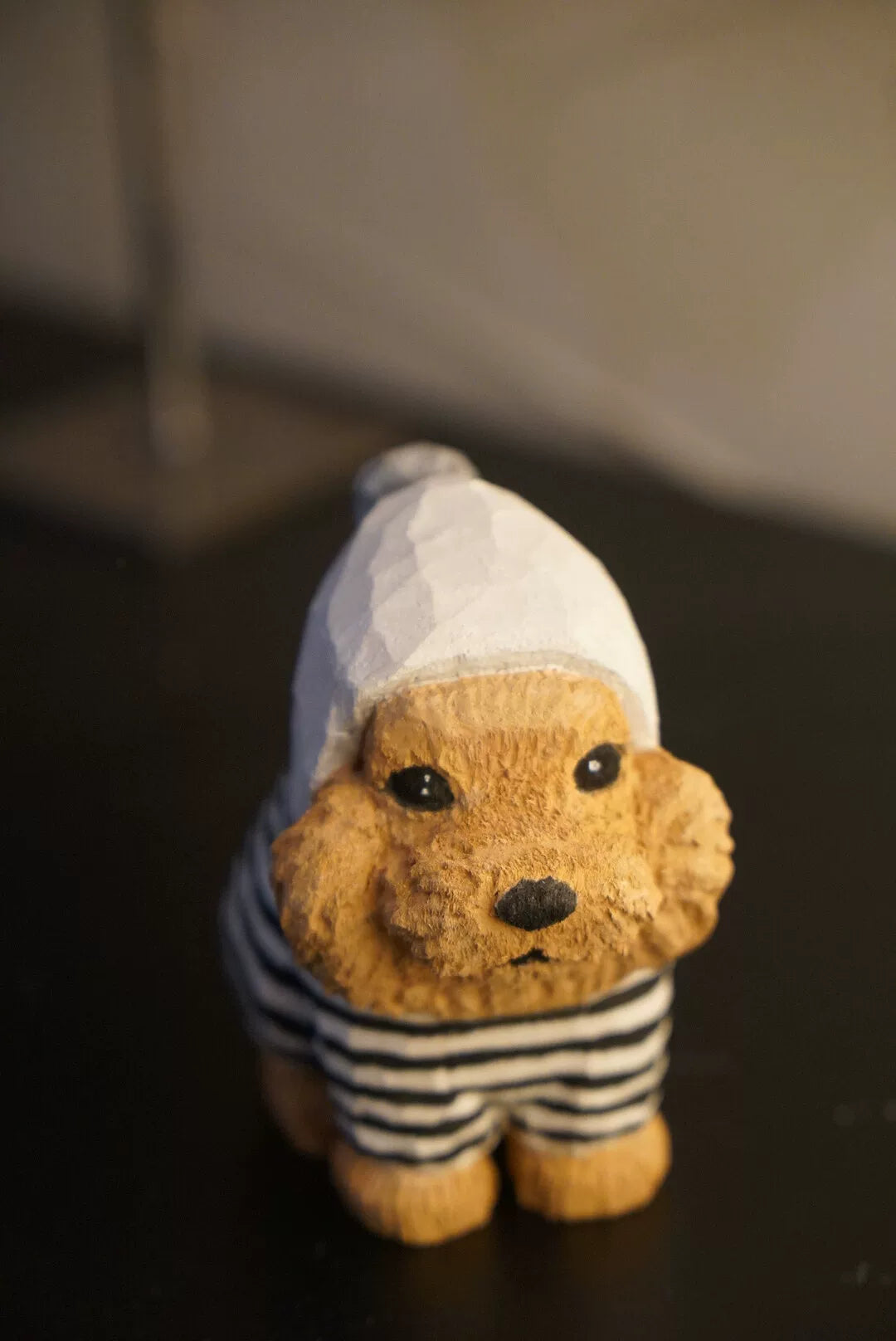 Hand Carved Wooden Pet Figurine