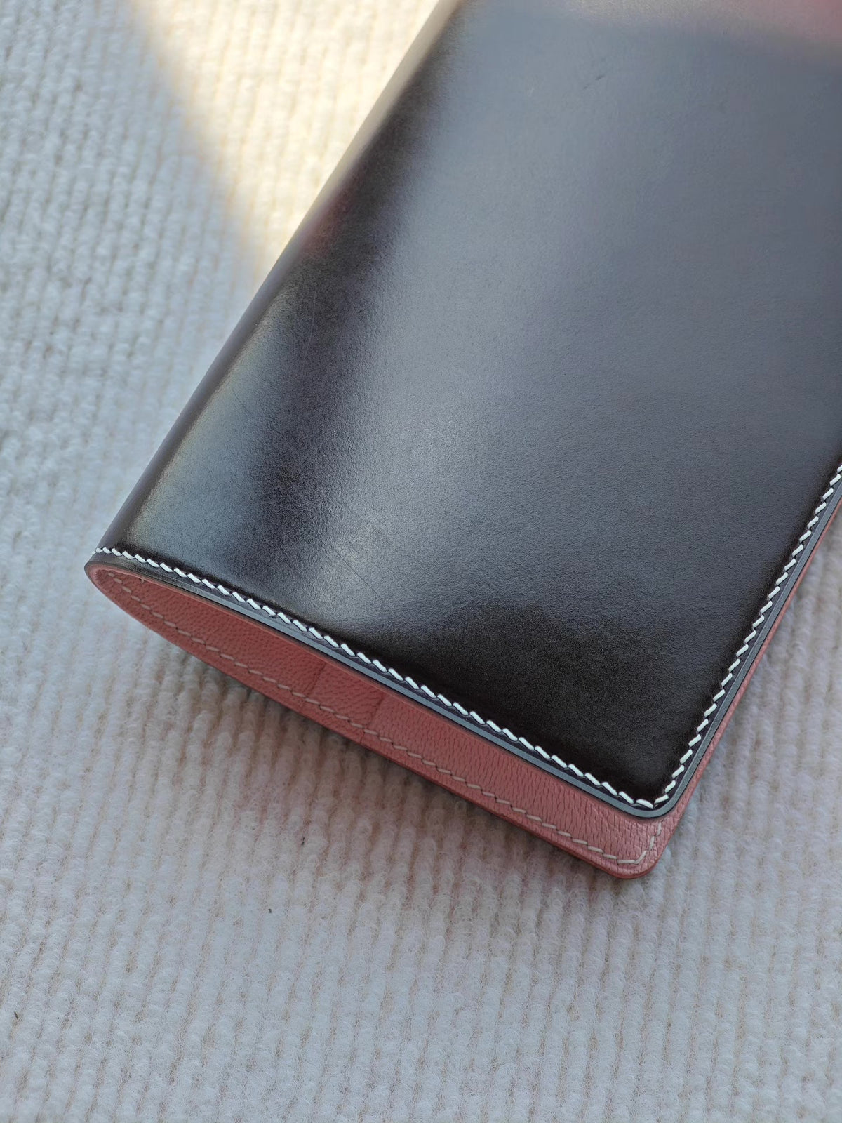 A6 Bridle Leather Ring Binder Notebook